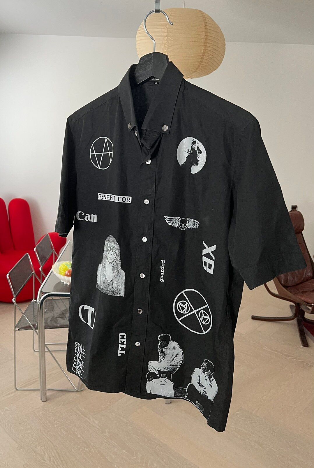Raf Simons Consumed Button Up Shirt | Grailed