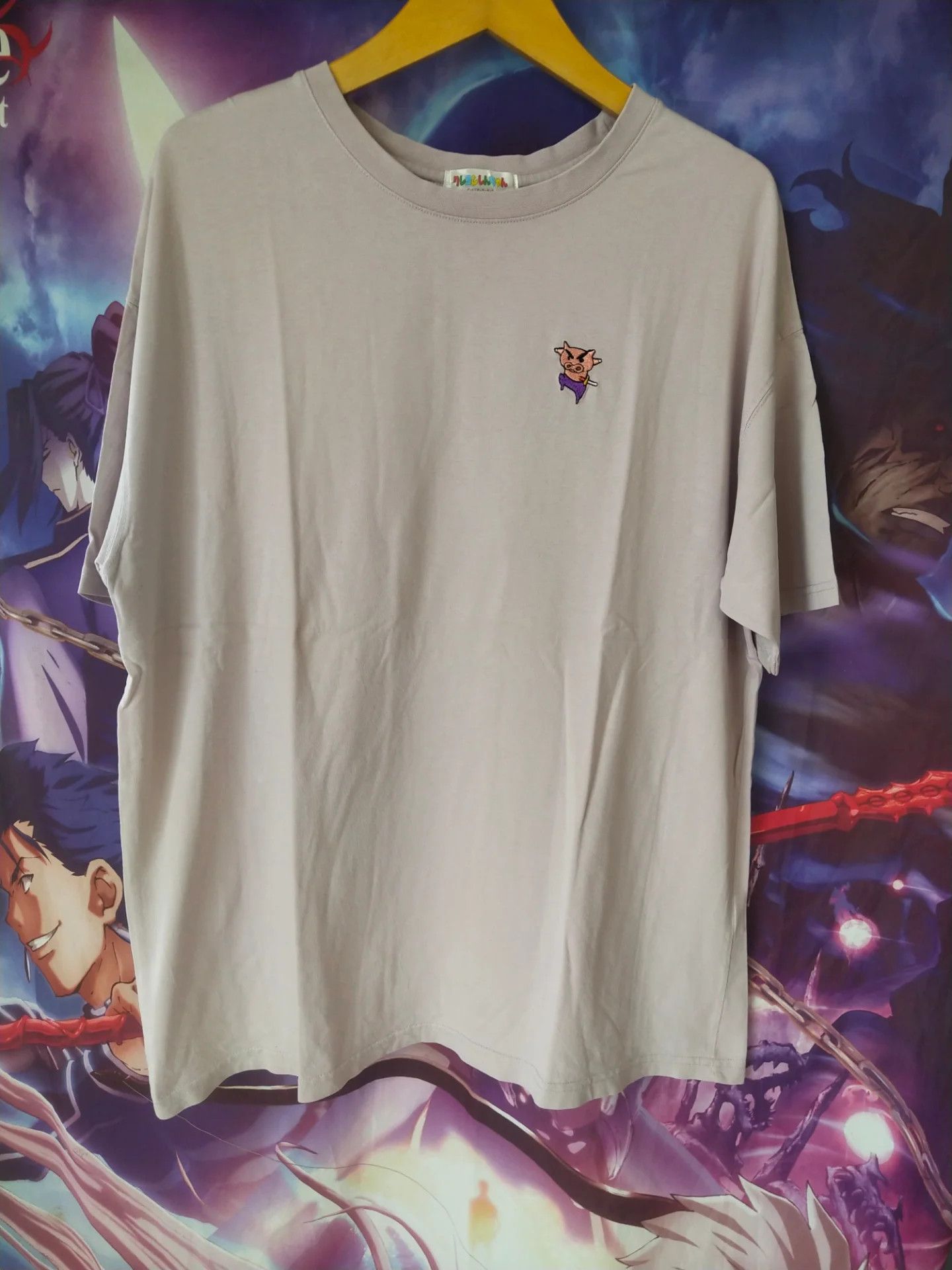 Anime Crayon Shinchan Pig Embroidery Anime Tee Size US L / EU 52-54 / 3 - 1 Thumbnail