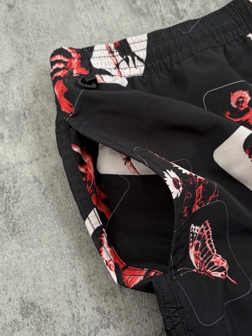Ksubi Ksubi Board Shorts Icons AOP Red Black Size US 36 / EU 52 - 6 Thumbnail