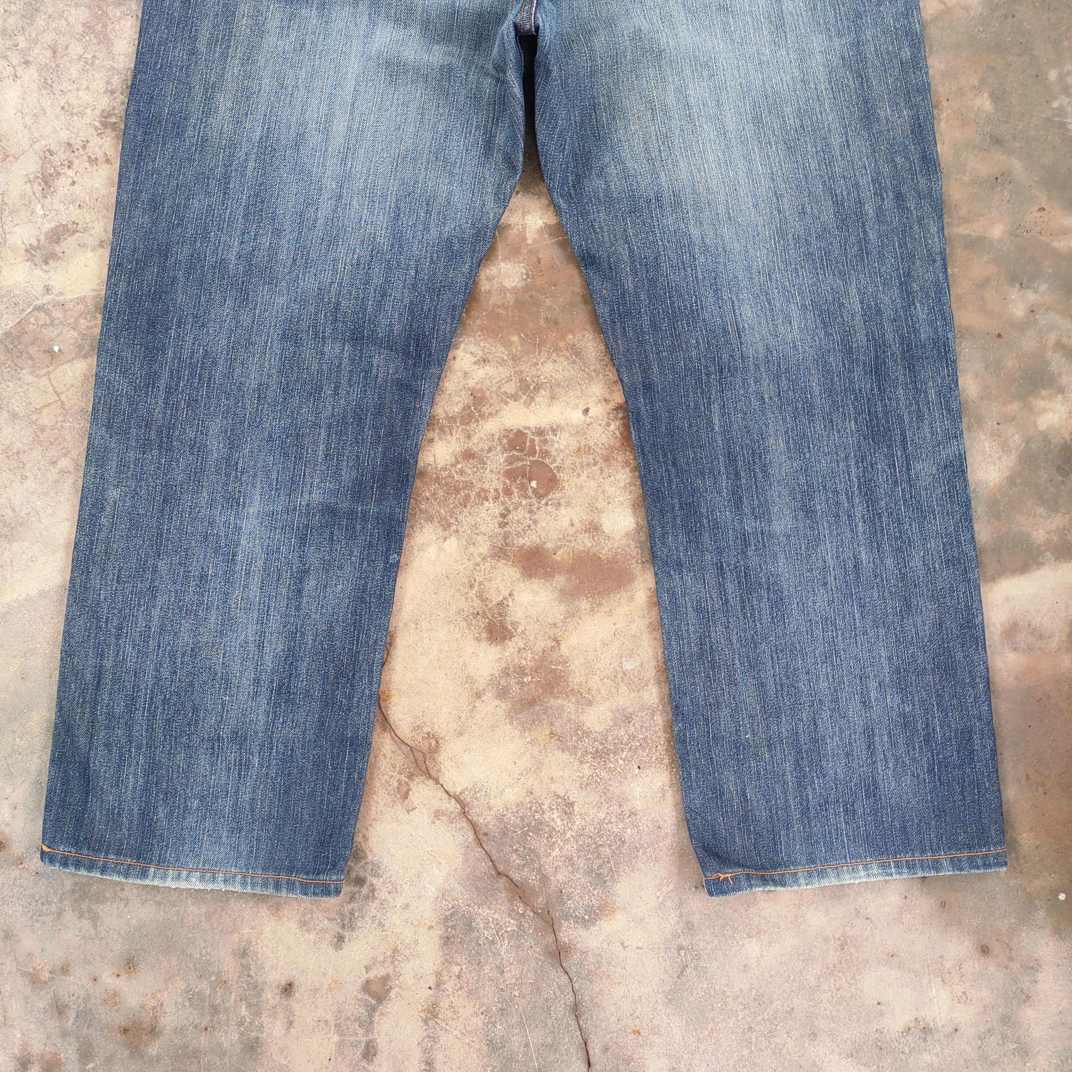 Edwin × Jean VINTAGE EDWIN FADED DISTRESSED DENIM JEANS PANTS Size US 38 / EU 54 - 14 Thumbnail