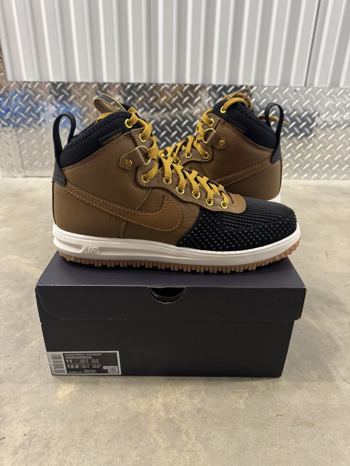 Nike Lunar Force Duckboot Ale Brown Black Size 11