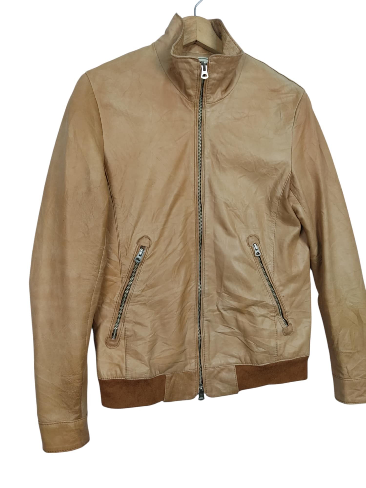 Japanese Brand Japanese Brand Nano Universe Leather Jacket Size US S / EU 44-46 / 1 - 3 Thumbnail