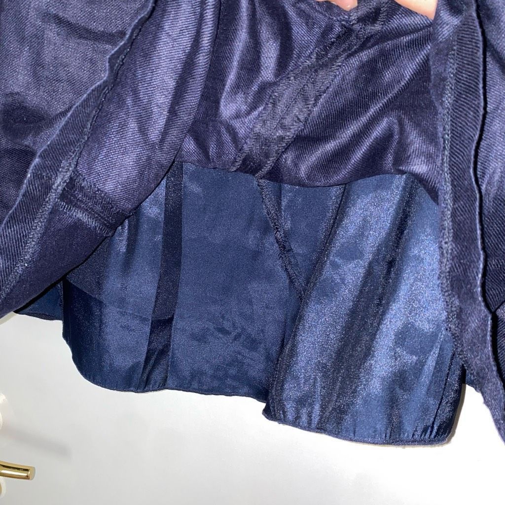 Other More & More NWT Navy Blue A-Line Skirt, Italian, Sz 12 Size 34" / US 12 / IT 48 - 10 Thumbnail