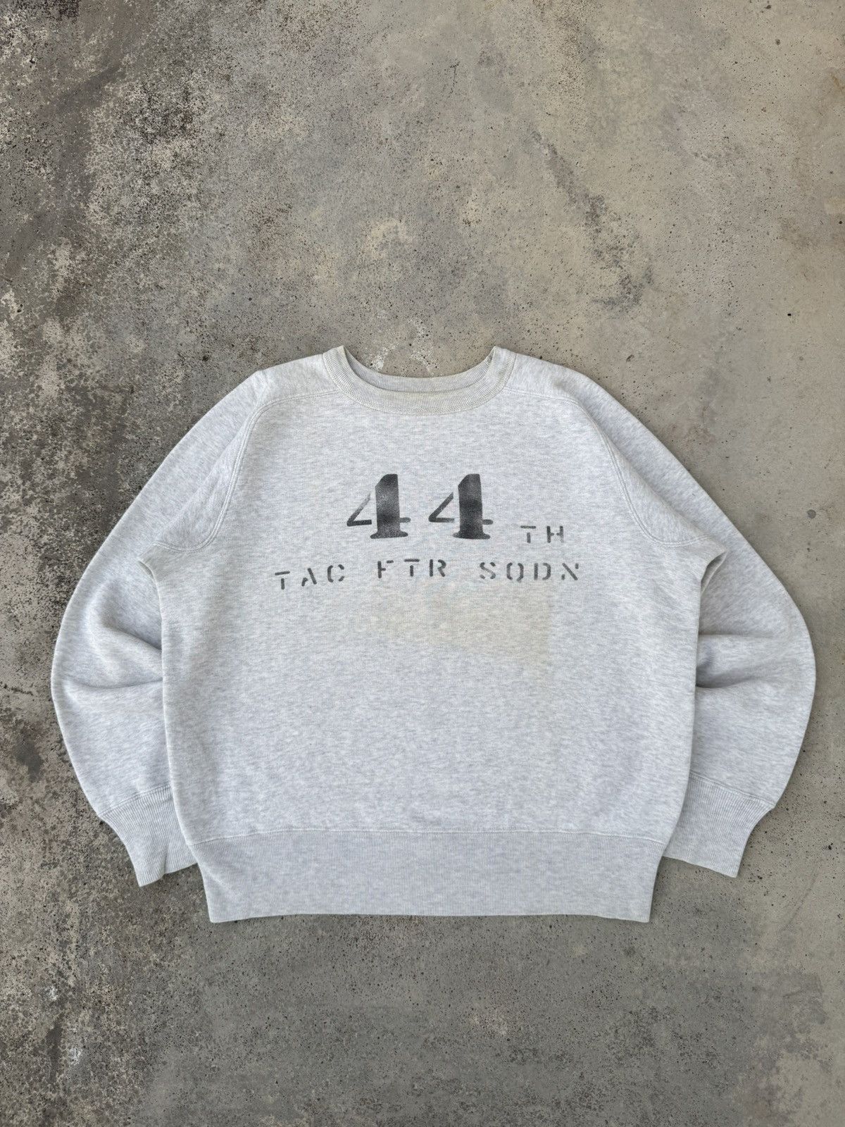 Buzz Rickson's Vintage Buzz Rickson Vampire Bats 44th TAC FTR SODN Crewneck Size US M / EU 48-50 / 2 - 4 Thumbnail