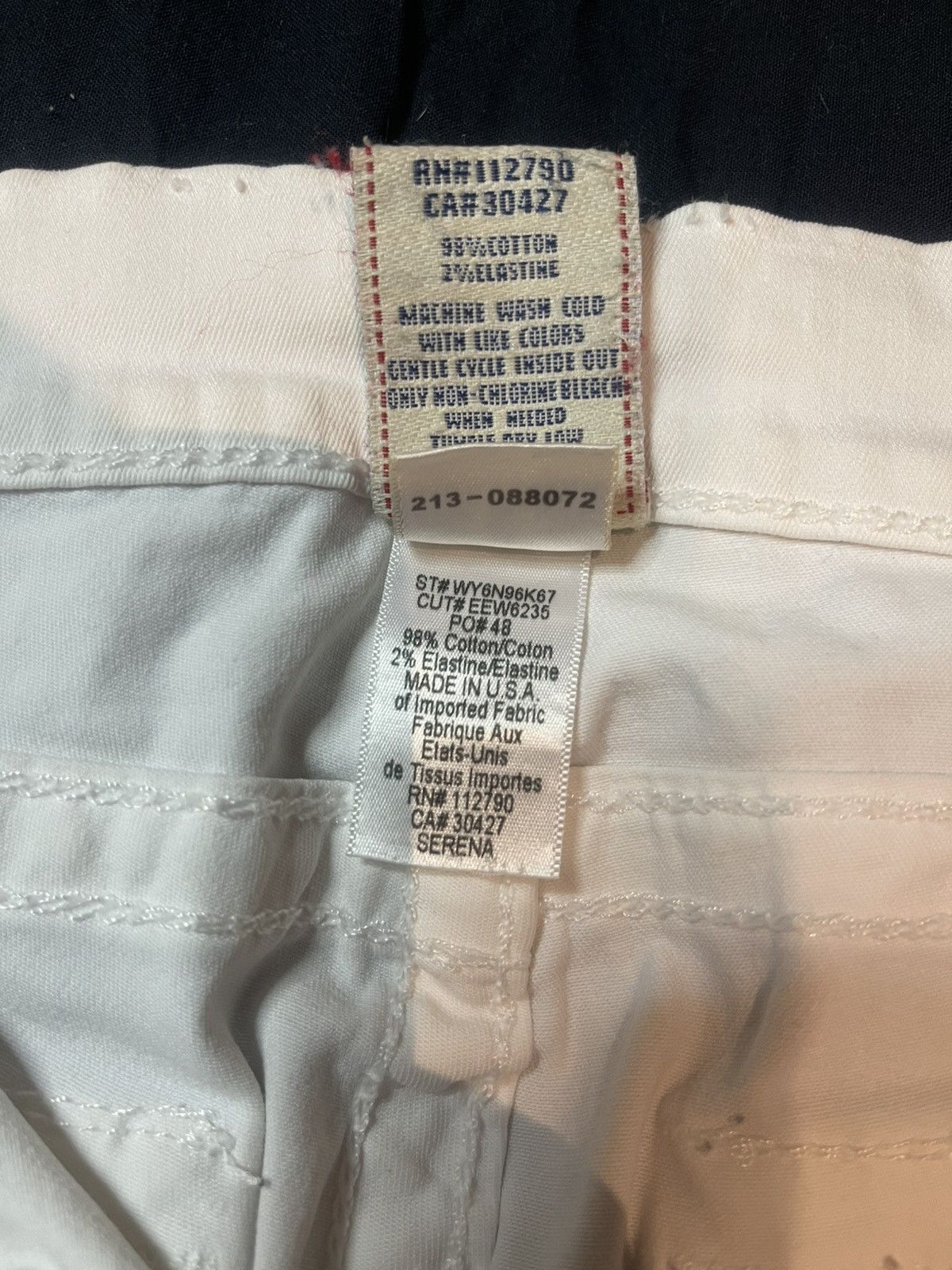 True Religion TRUE RELIGION white jeans model SERENA Size 29" - 10 Thumbnail