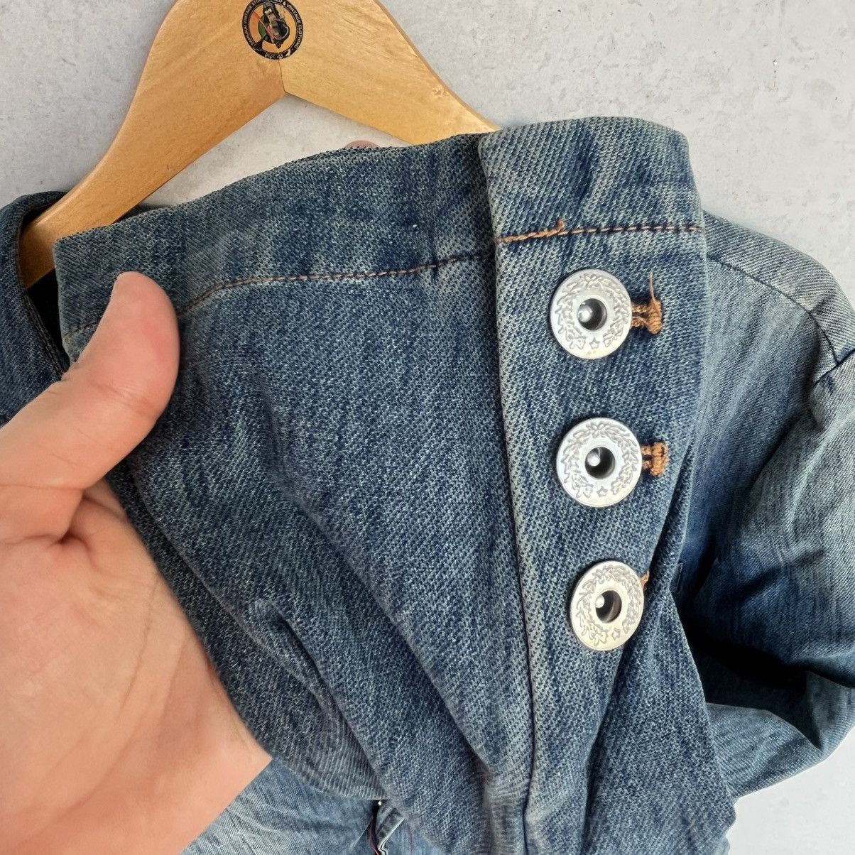 Other Vintage Maximilian Blue Denim Blazer With A Relaxed Fit Sz M Size US M / EU 48-50 / 2 - 8 Thumbnail