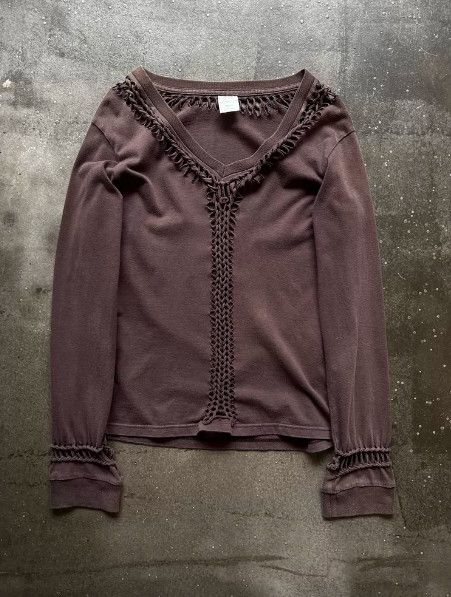 Number (N)ine Number (N)ine 03AW Runway Knit Sweater Size US M / EU 48-50 / 2 - 1 Thumbnail