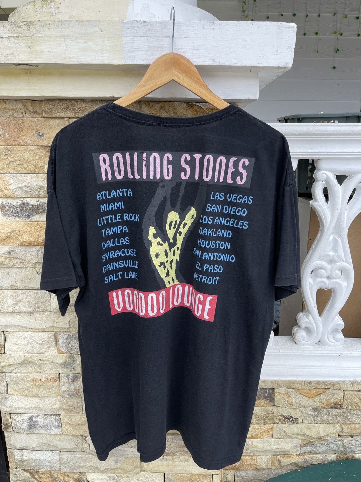 Band Tees Last Drop🔥Rare🔥Vintage THE ROLLING STONES Voodoo Lounge Tee Size US L / EU 52-54 / 3 - 2 Thumbnail