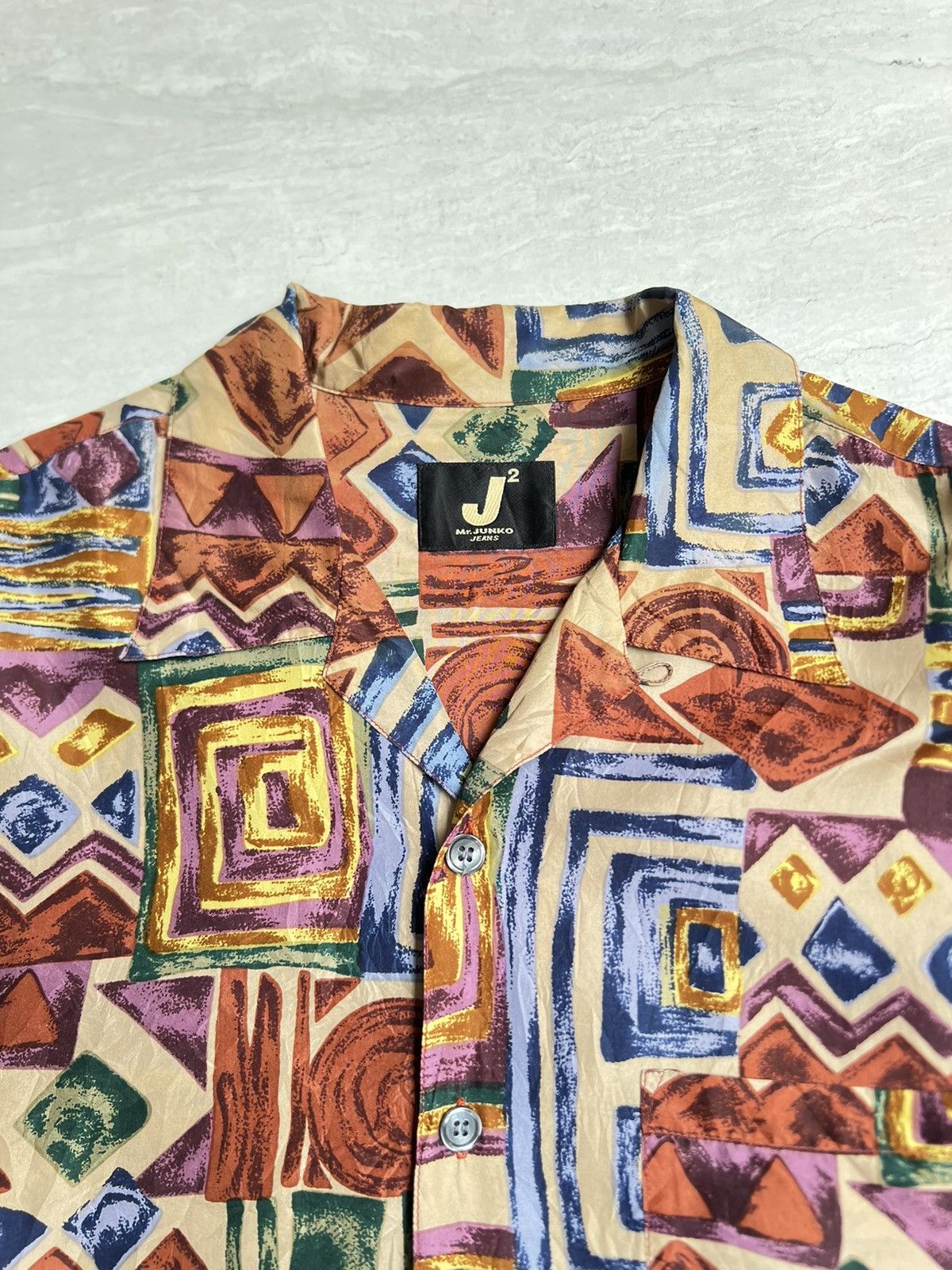 Mr. Junko J2 Mr.JUNKO Jeans Motive Shirt Size US XL / EU 56 / 4 - 4 Thumbnail