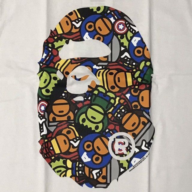 Bape × Marvel Comics BAPE × Marvel Comics MILO Big Head T-shirt a bathing ape Size US M / EU 48-50 / 2 - 2 Thumbnail