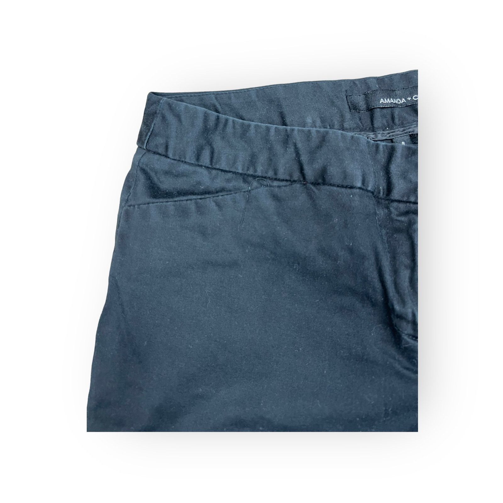 Nordstrom Amanda & Chelsea Contemporary Low Rise Straight Leg Pants Size 27" / US 4 / IT 40 - 4 Thumbnail