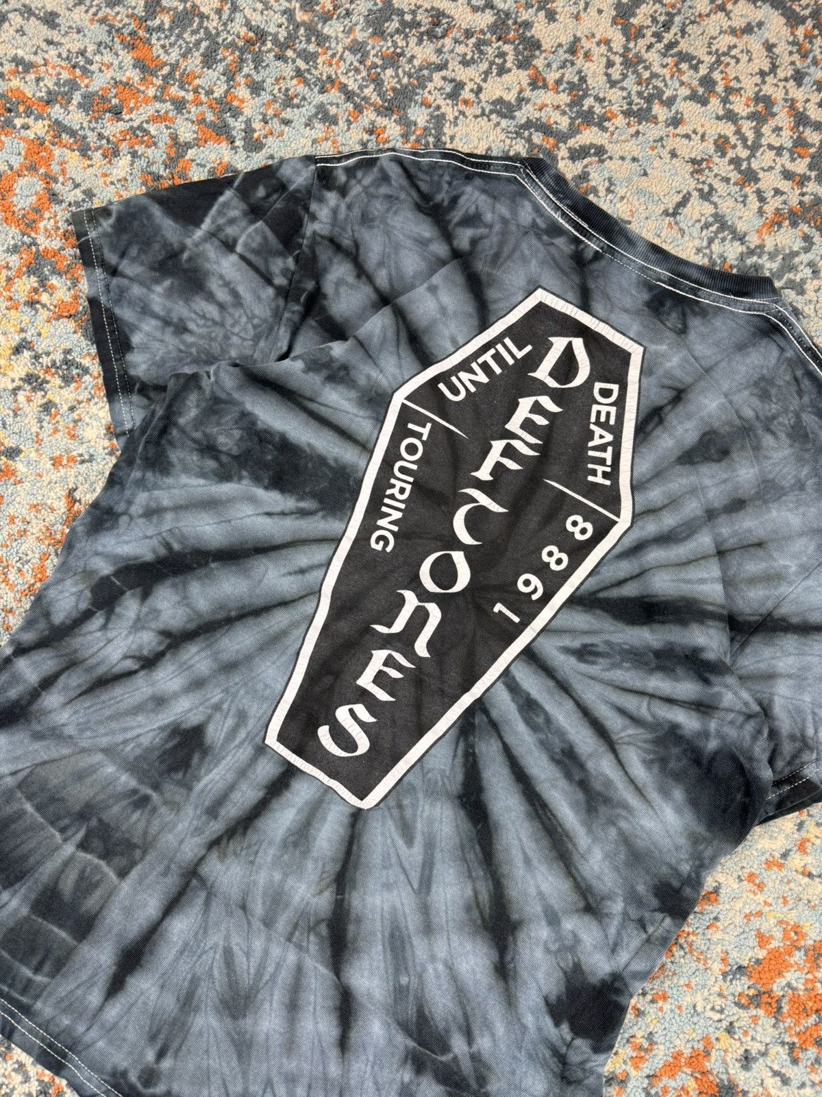 Band Tees × Vintage Vintage 00s Deftones until death tour tie dye graphic tee Size US S / EU 44-46 / 1 - 5 Thumbnail