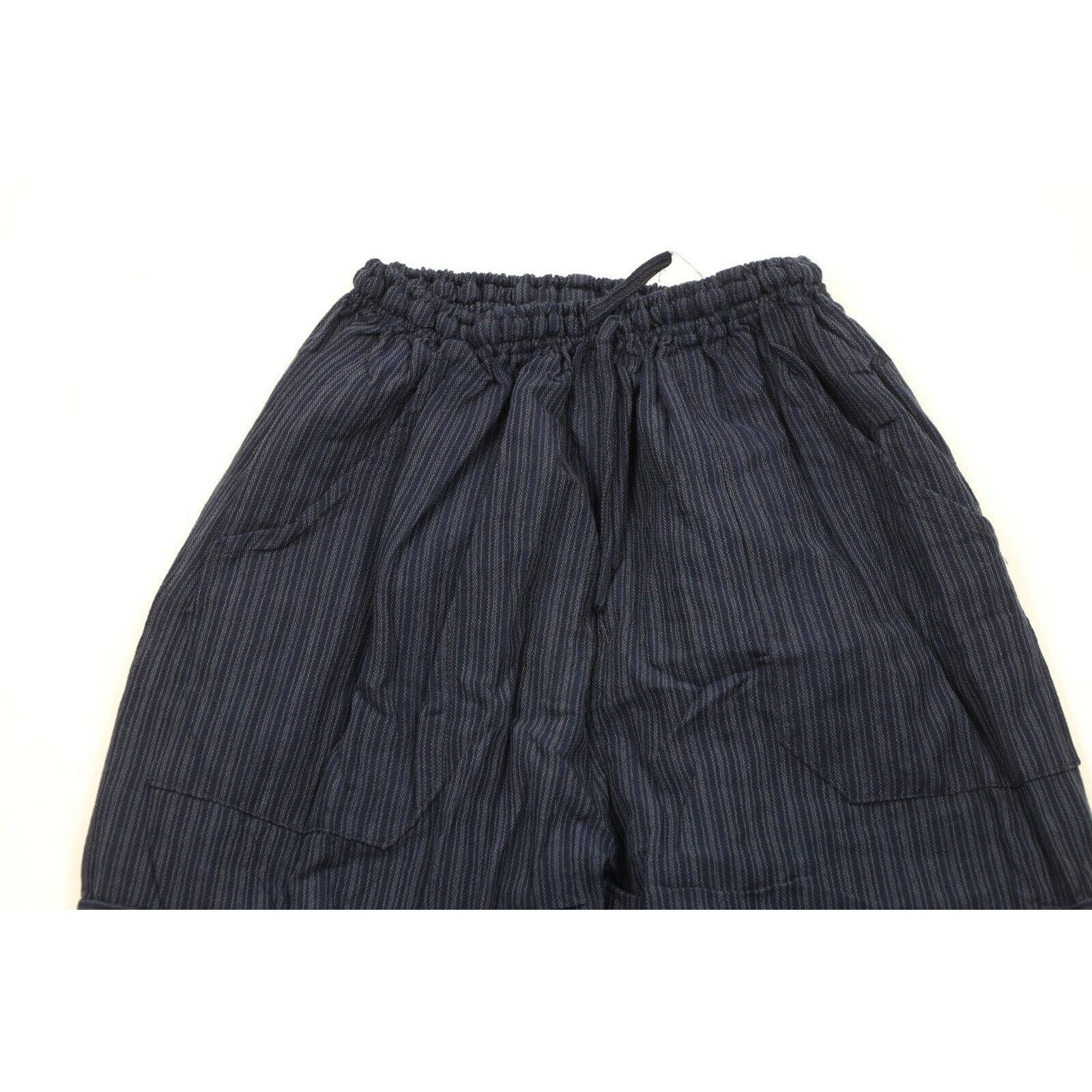 Vintage Vintage 90s Streetwear Striped Wide Leg Cargo Harem Pants Size US 30 / EU 46 - 2 Thumbnail