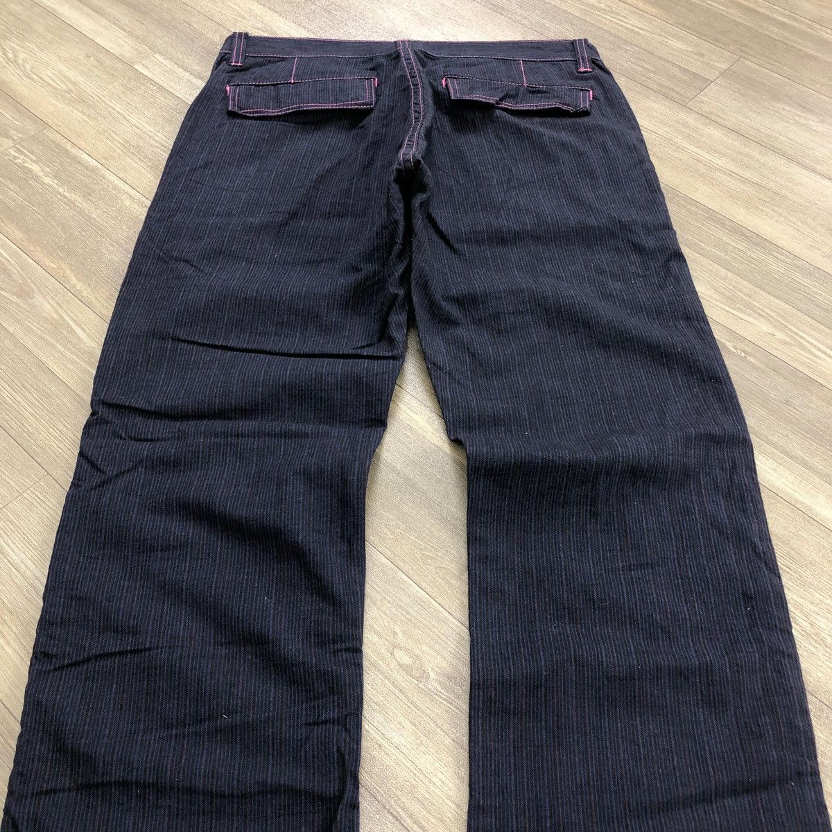 Junya Watanabe AD2005 Comme des garcons Homme CDG Striped Pants Size US 31 - 15 Thumbnail
