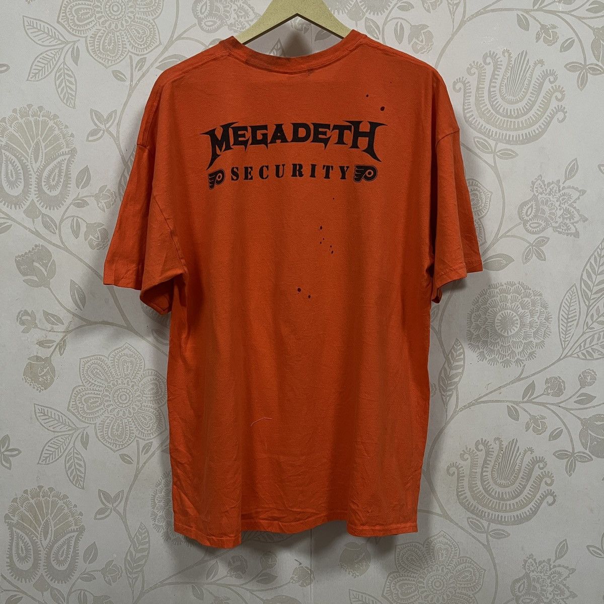 Band Tees Vintage Y2K Megadeth Concert Tour Security TShirt Size US XL / EU 56 / 4 - 4 Thumbnail