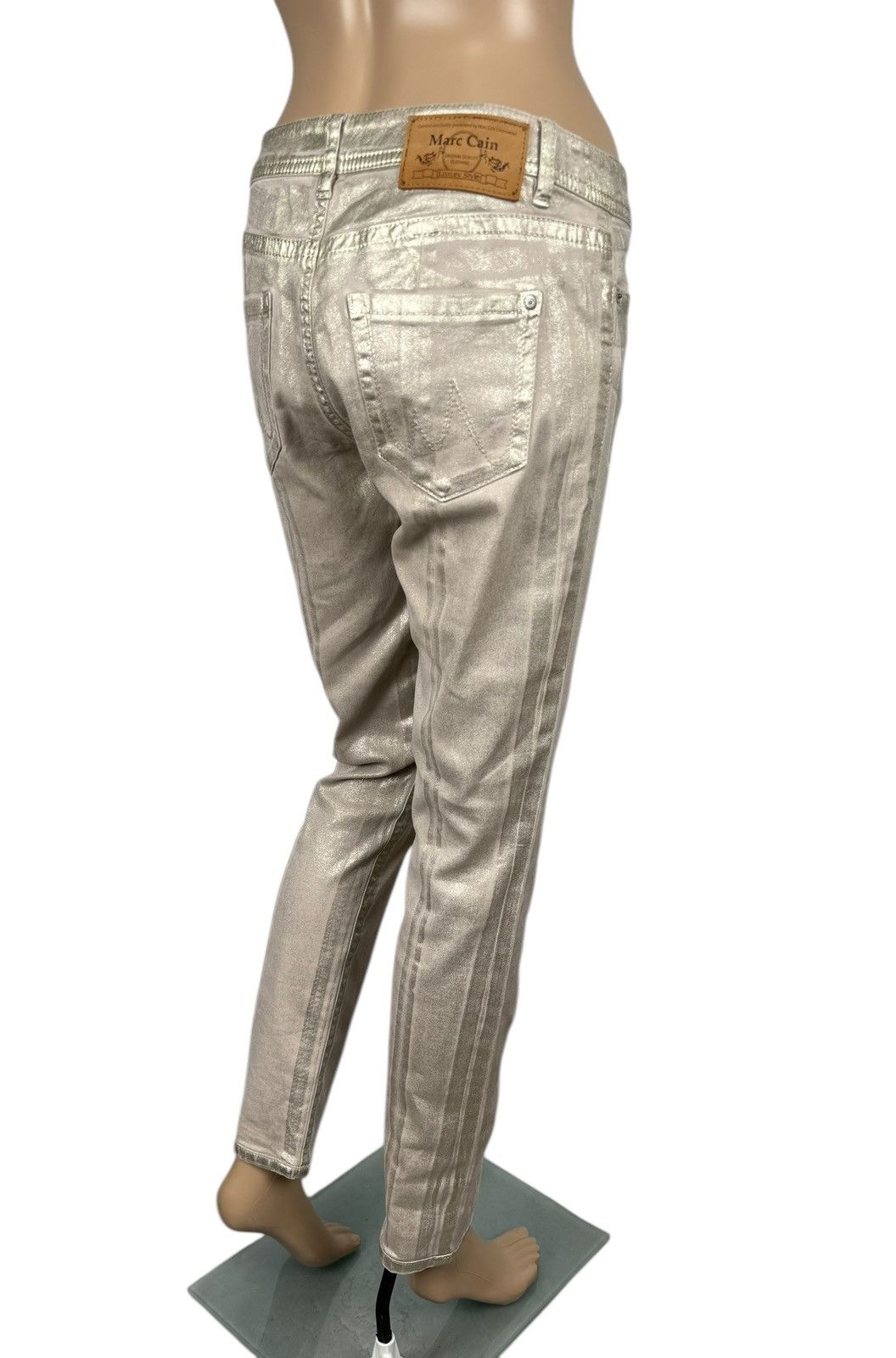 Other Marc Cain Waxed Glitter Slim Jeans size 3 Size 28" / US 6 / IT 42 - 6 Thumbnail