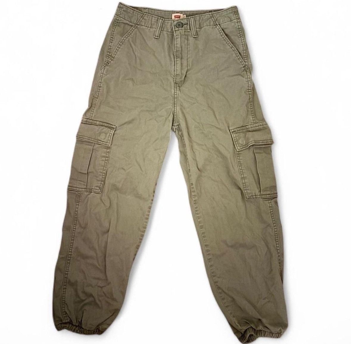 Levi's Levi’s High Waisted Cargo Pants Size 27" / US 4 / IT 40 - 1 Thumbnail