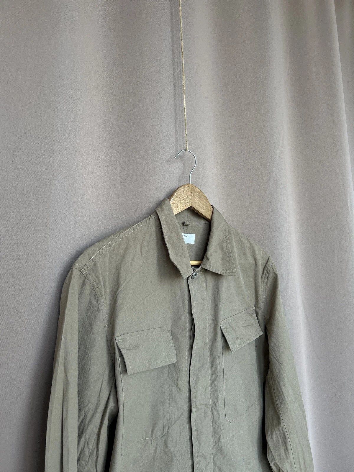 Universal Works Universal Works Button Shirt Mens Size M Beige Overshirt Size US M / EU 48-50 / 2 - 3 Thumbnail
