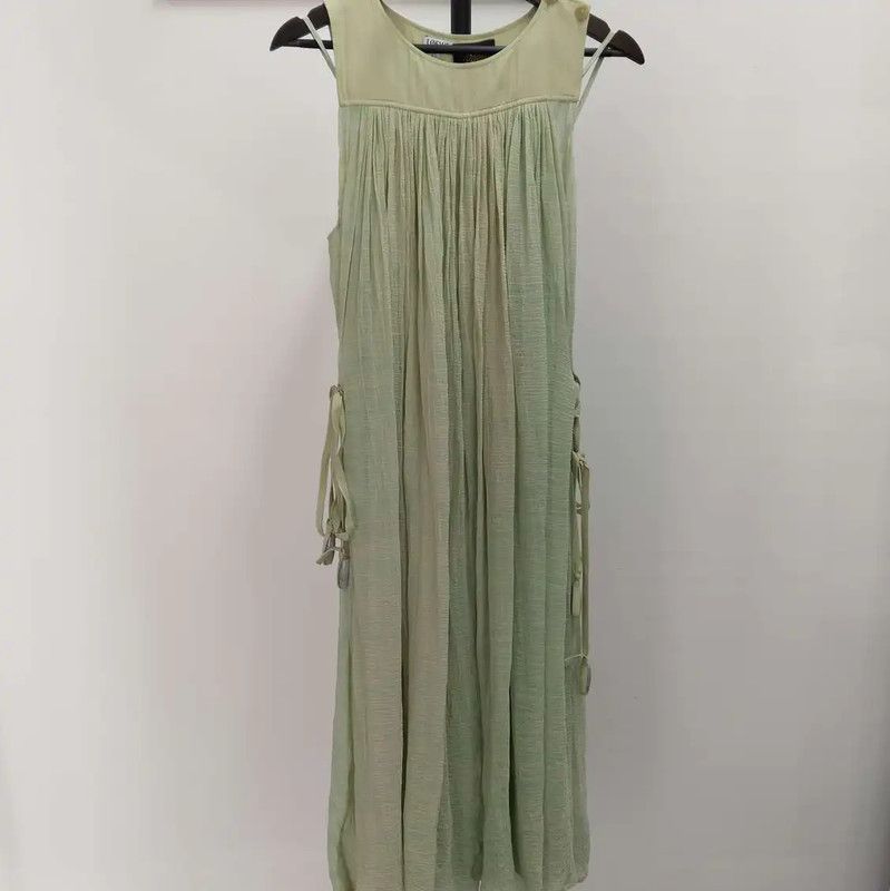 Loewe Loewe Sleeveless Green Summer Dress 0089 Size M / US 6-8 / IT 42-44 - 1 Thumbnail