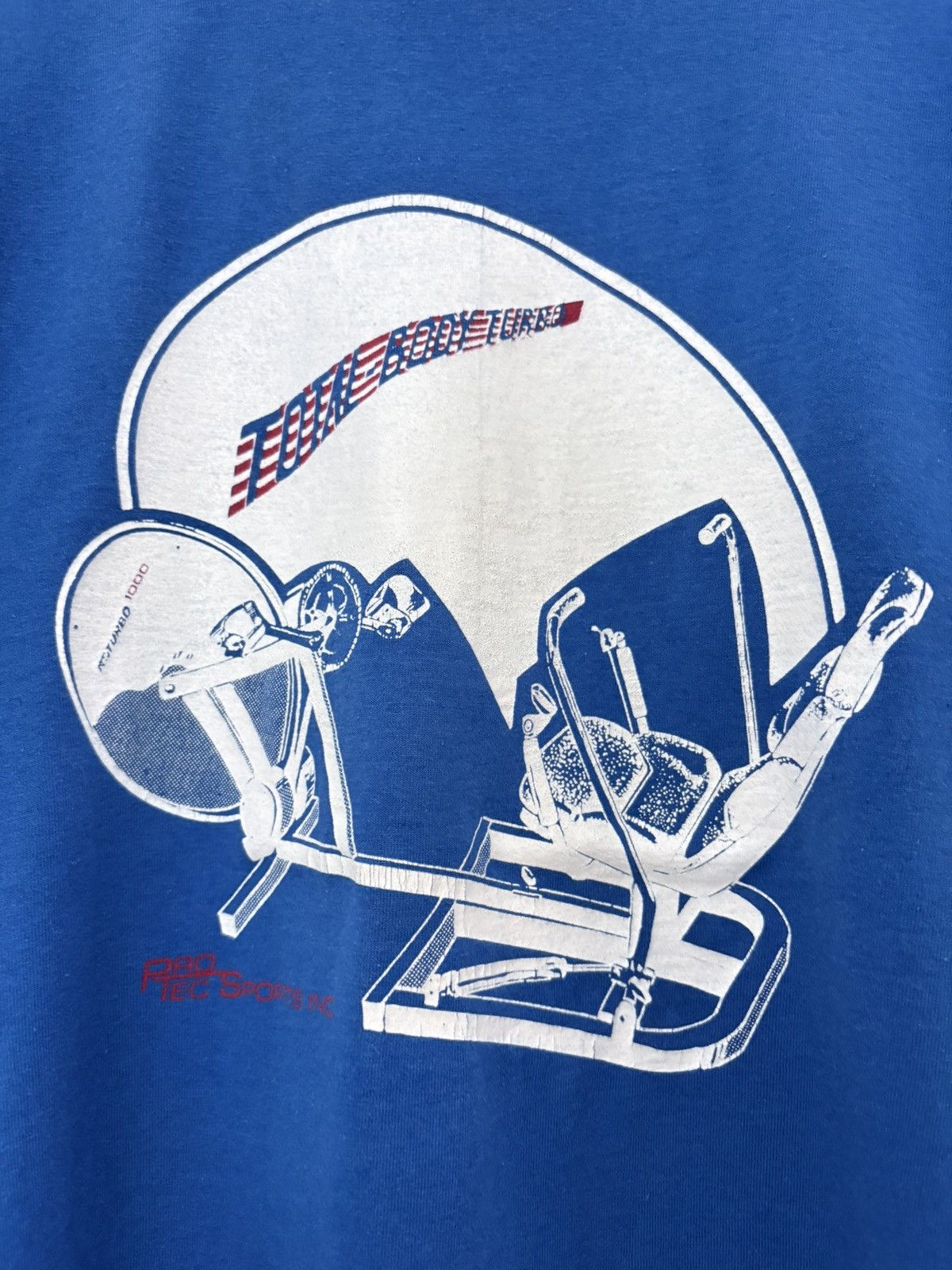 Vintage 80’s Workout Aerobic Vintage 80’s 50/50 Heathknit Tee Size US L / EU 52-54 / 3 - 3 Thumbnail