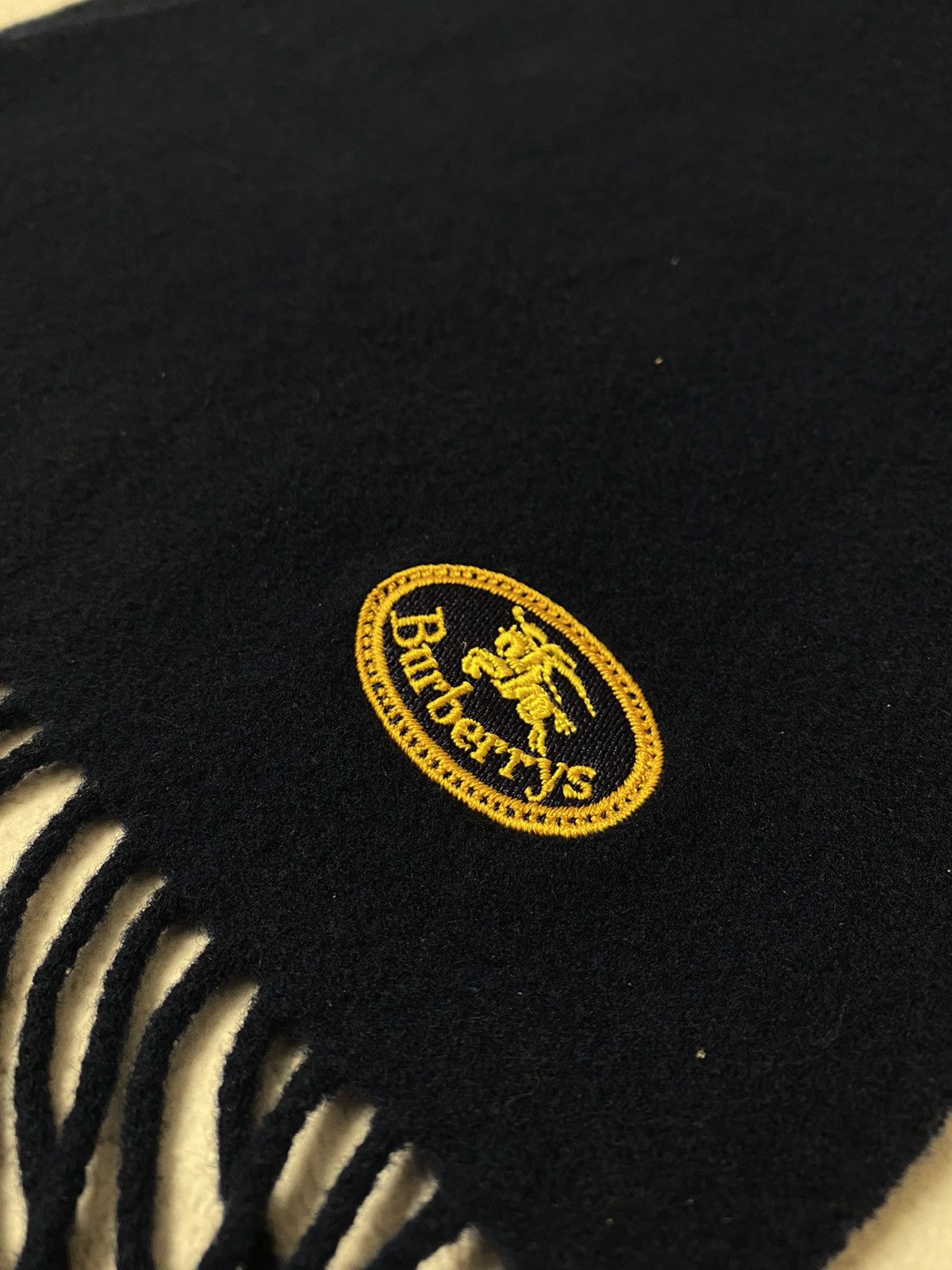 Burberry Burberrys Wool Scarf Muffler Neckwear Size ONE SIZE - 4 Thumbnail