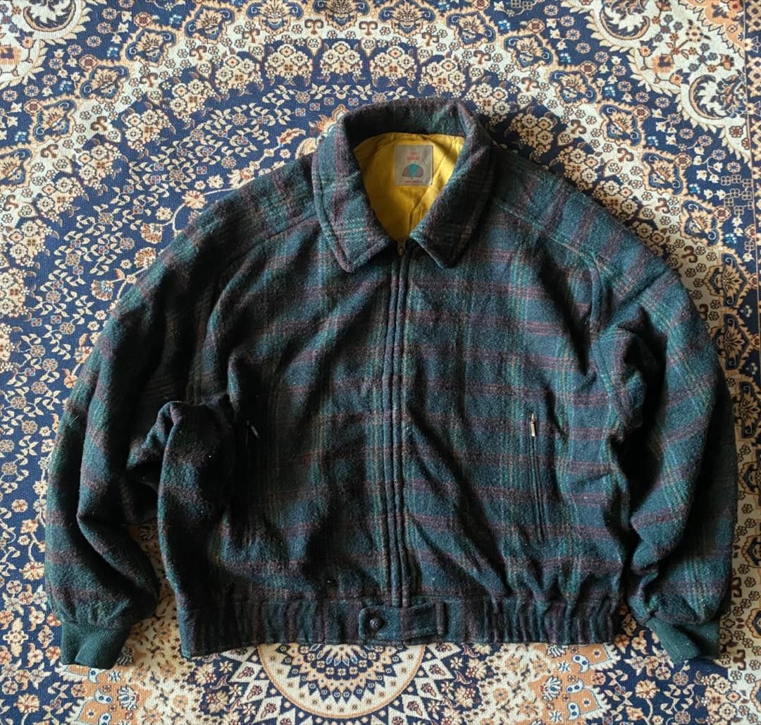 Vintage JIMY MACROAD WOOL BOMBERS JACKET STYLE Size US M / EU 48-50 / 2 - 1 Thumbnail