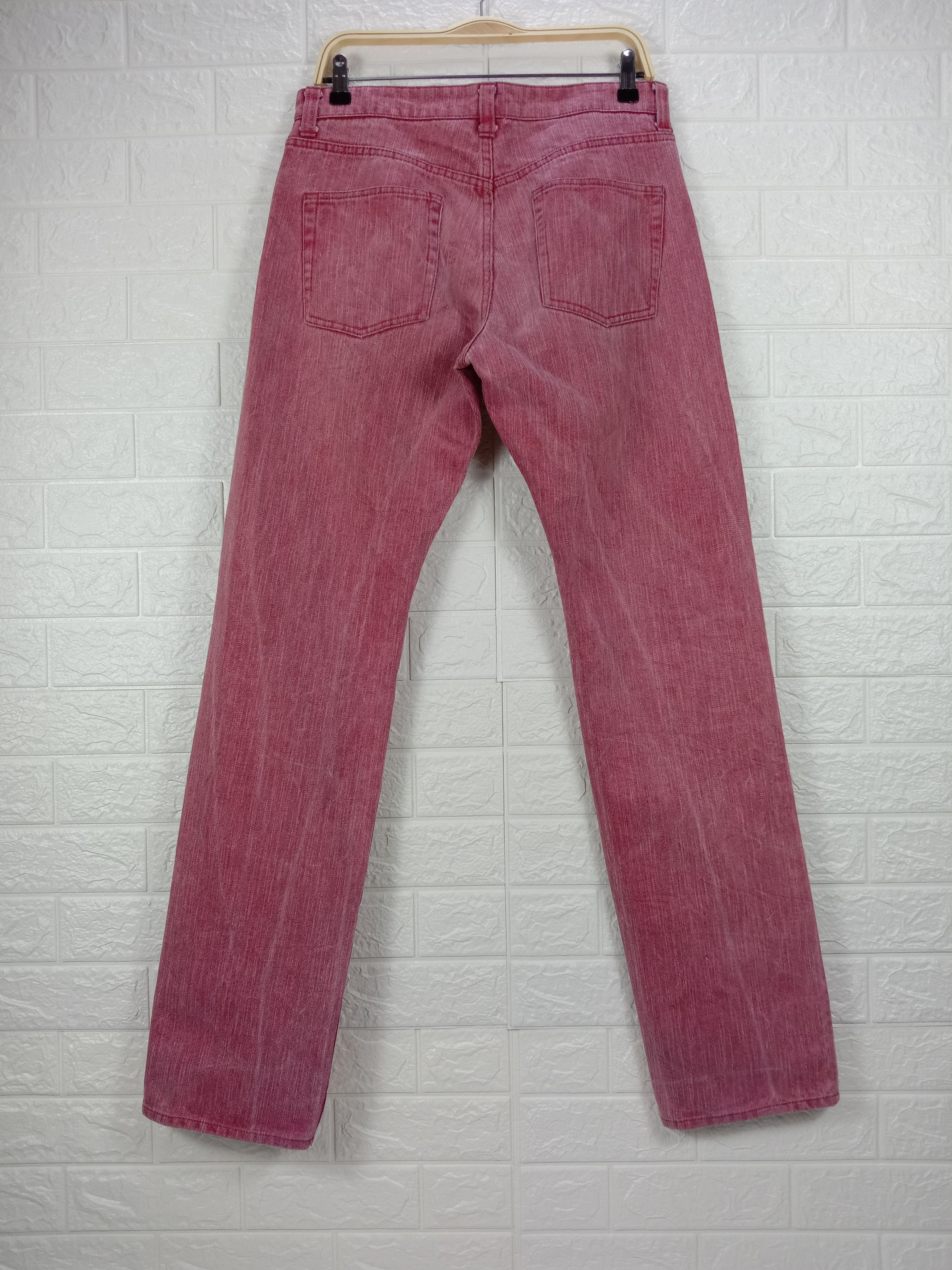 Japanese Brand Japanese Punk Jeans Brand High Street Faded Red Denim Size US 32 / EU 48 - 5 Thumbnail