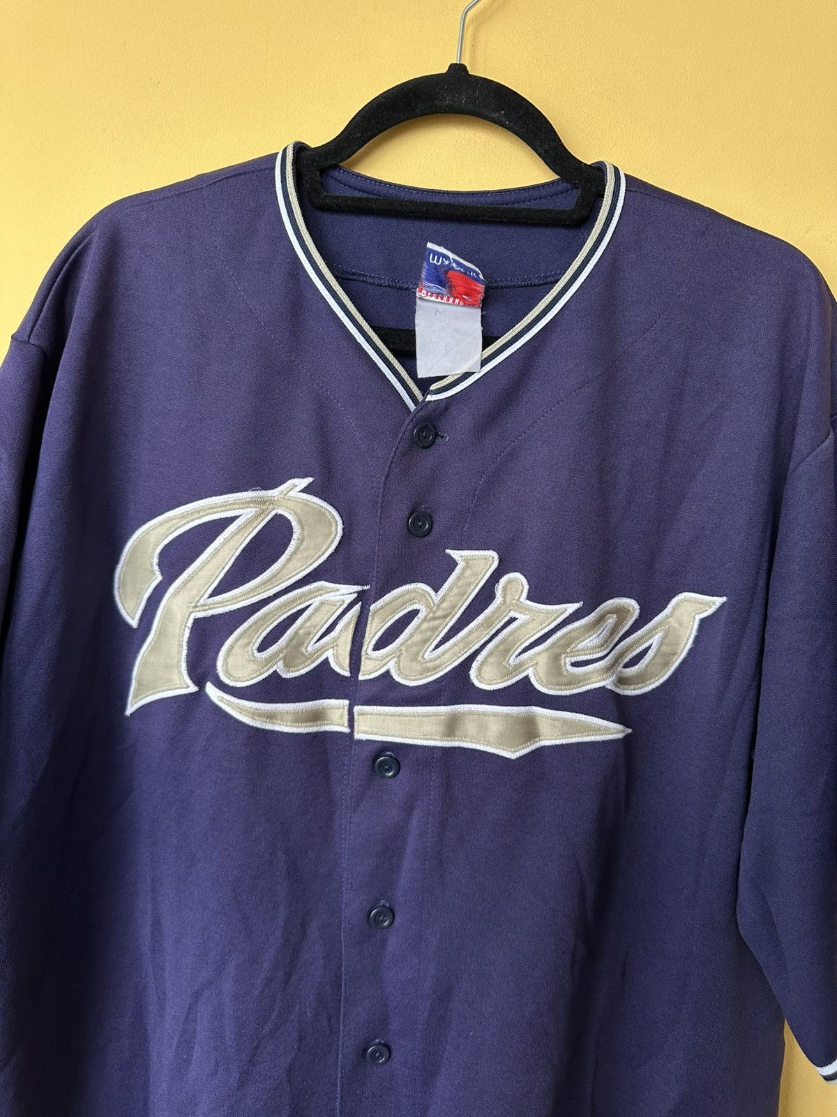 MLB × Majestic VTG Majestic San Diego Padres Jersey Men's USA Navy Blue Size US L / EU 52-54 / 3 - 3 Thumbnail