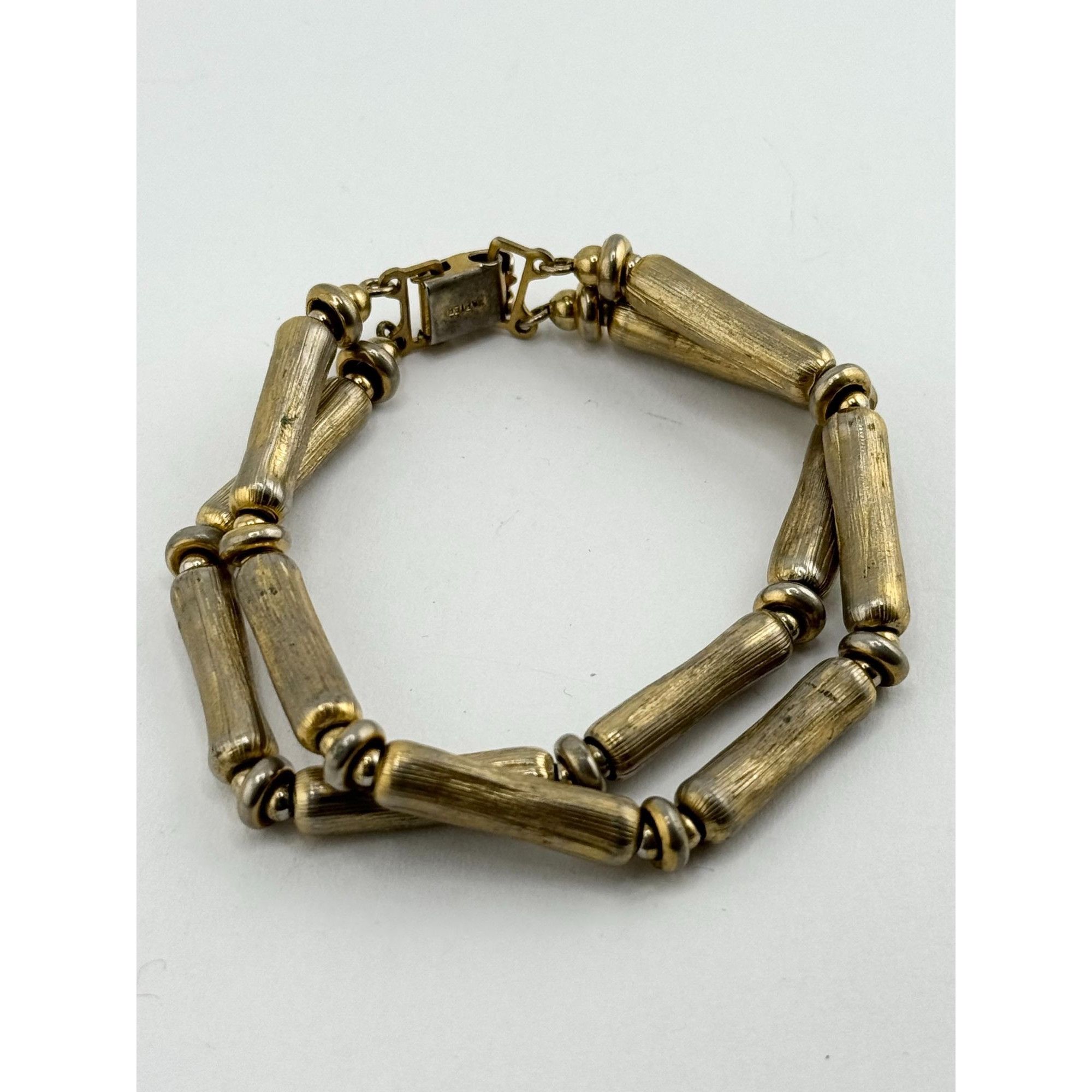Vintage Vintage Napier Bamboo beaded double strand bracelet Size ONE SIZE - 2 Thumbnail