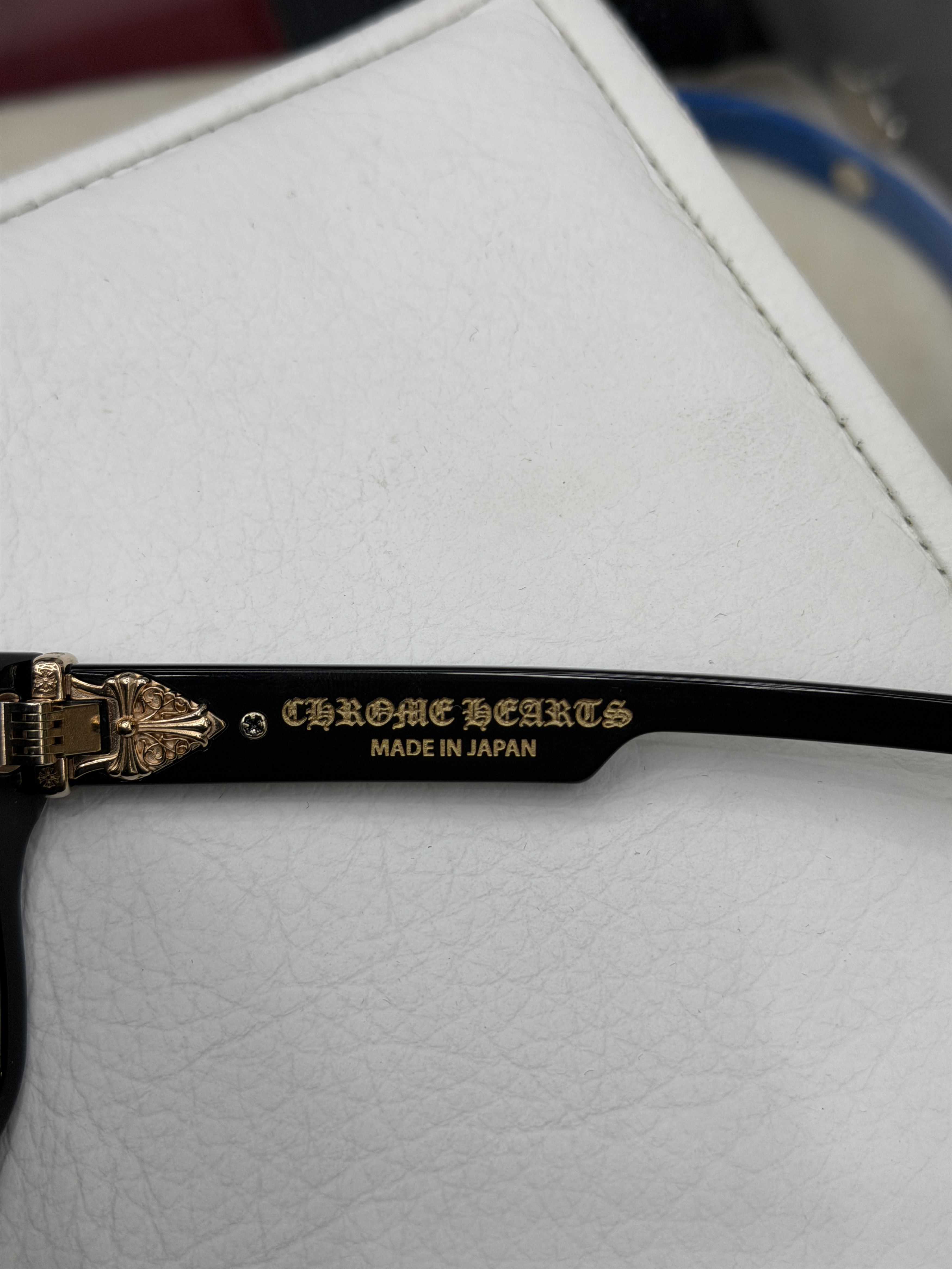 Chrome Hearts Chrome Hearts Box Officer Sunglasses Black/Gold Size ONE SIZE - 5 Thumbnail