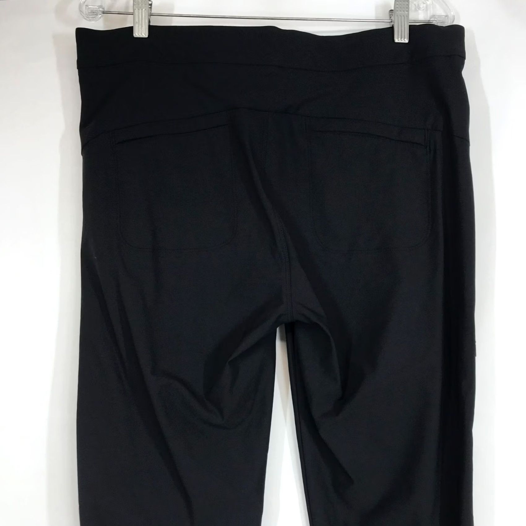 Athleta ATHLETA Women's Black Nylon Blend Dress Pants Pockets Size 12 Size 34" / US 12 / IT 48 - 5 Thumbnail