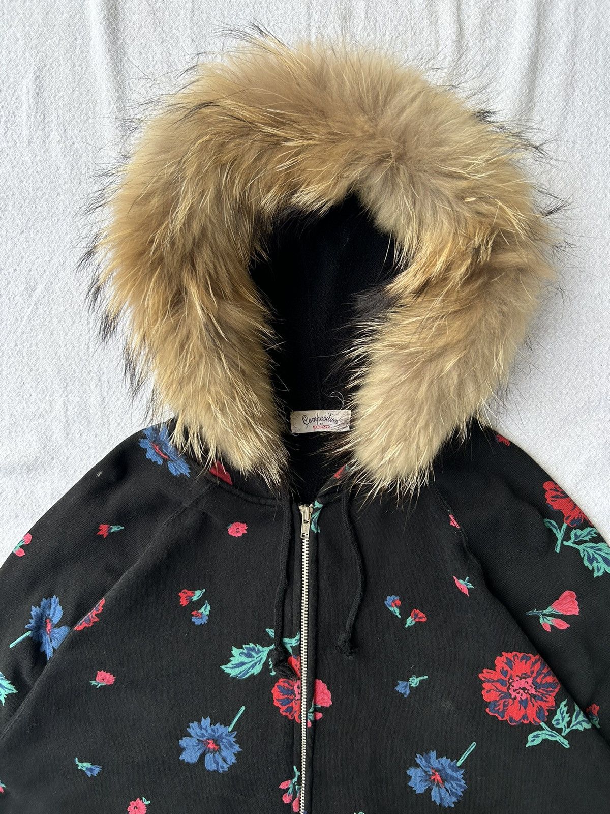 If Six Was Nine 💸BINDINGOFFER💸Fur hoodie kenzo flowers zip style Ifsixwa Size US L / EU 52-54 / 3 - 9 Thumbnail