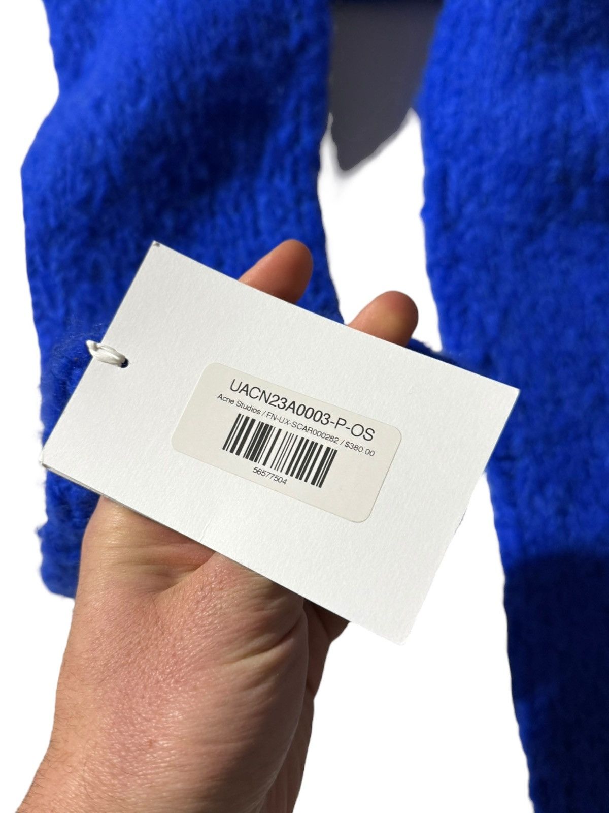 Acne Studios Recycle Reconstructed Sleeves Wool Scarf Size ONE SIZE - 3 Thumbnail