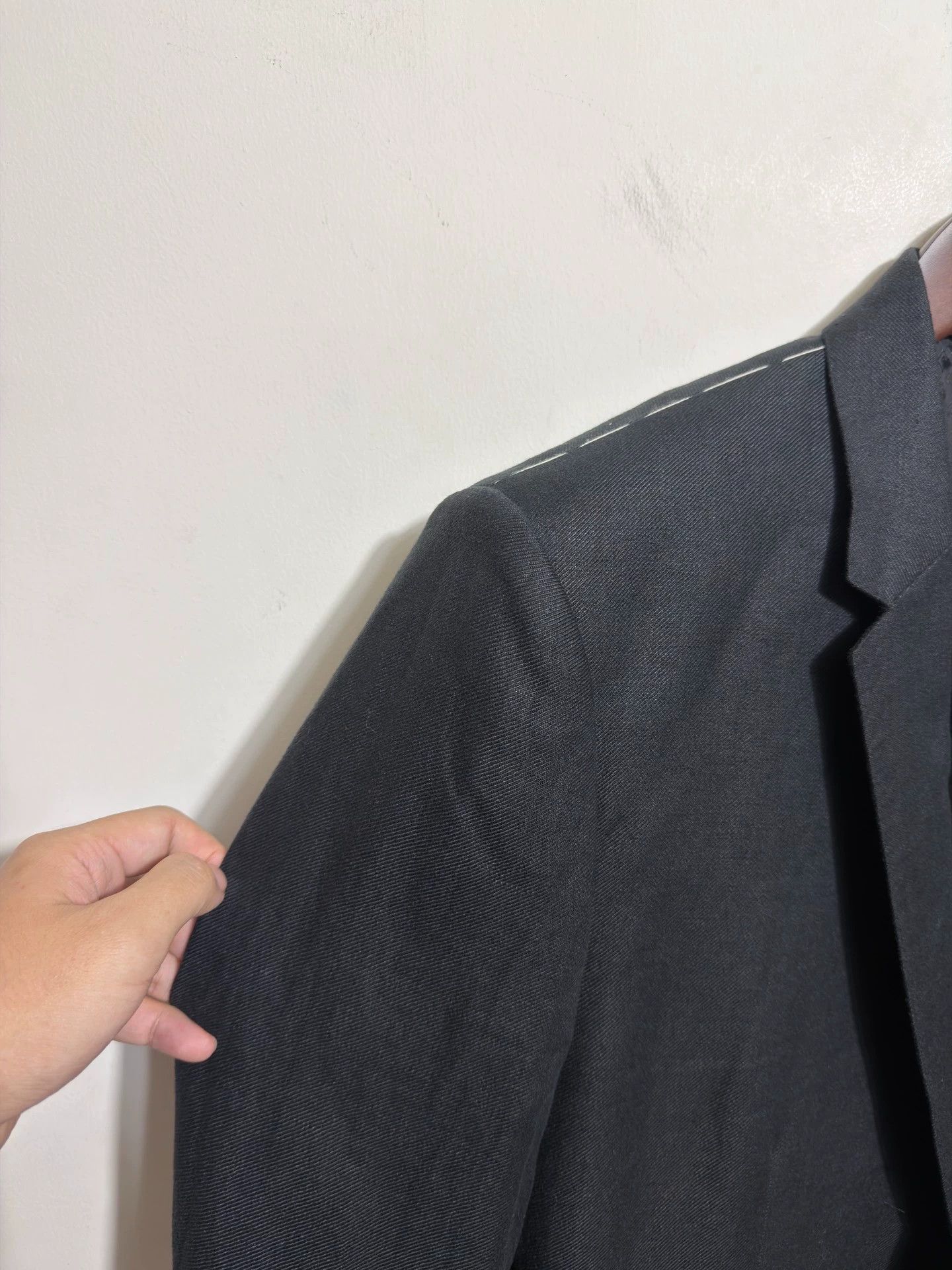 Dolce & Gabbana DG Linen Black Slim Blazer 52 Size 52R - 4 Thumbnail