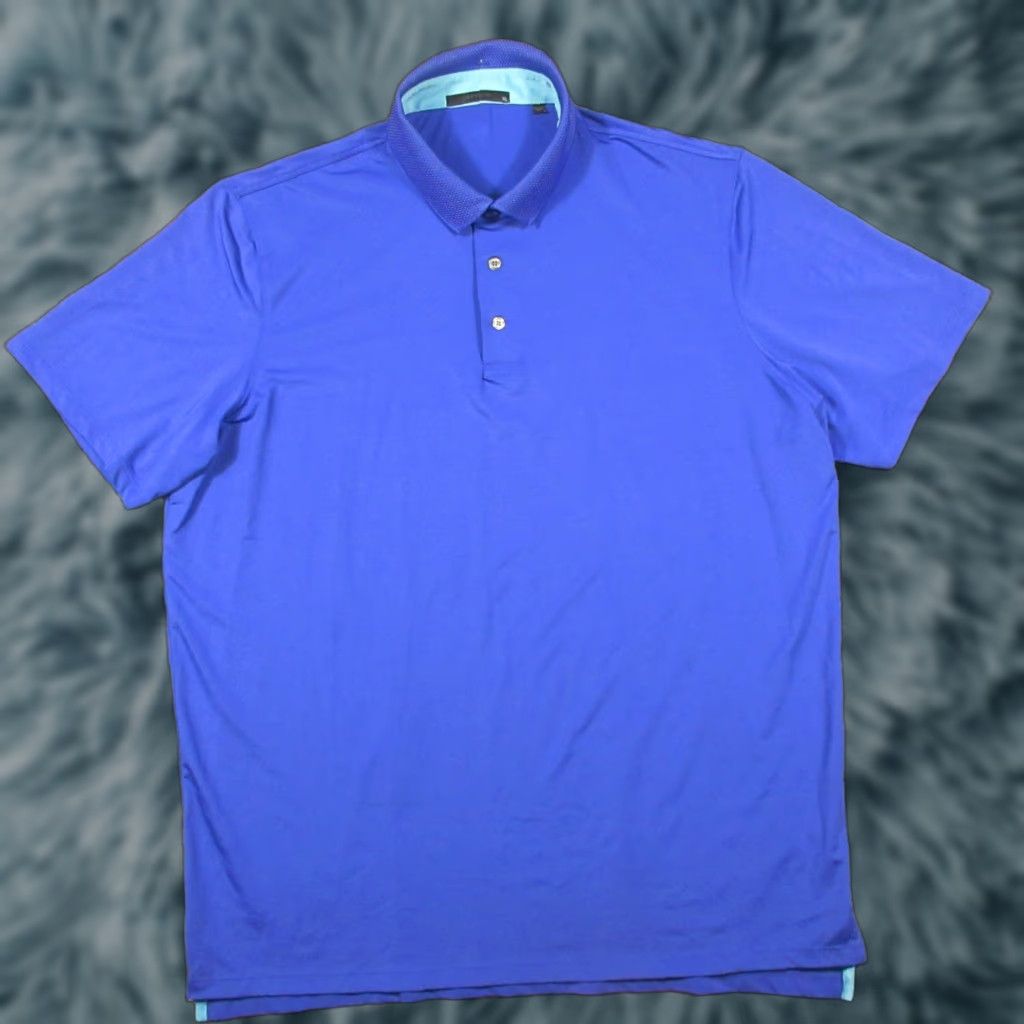 Vintage Greyson Polo Shirt Mens XL Royal Blue Wolf Logo Performance Stretch EUC Size US XL / EU 56 / 4 - 1 Thumbnail