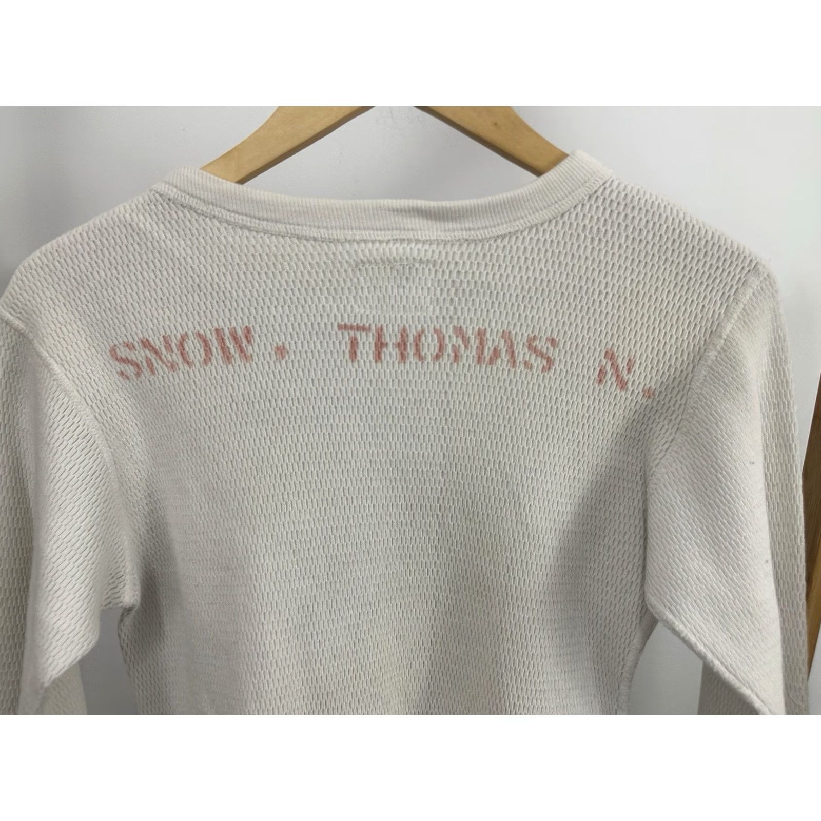 Vintage VTG 70s Stencil Military Issued Extreme Cold Thick Thermal Long Sleeve Shirt S Men White Size US S / EU 44-46 / 1 - 5 Thumbnail