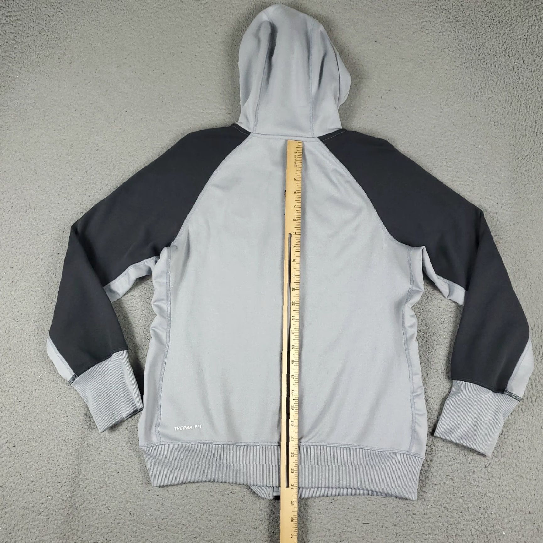 Nike Nike Sweater Womens Size Large Gray Full Zip Hoodie Sweatshirt Size L / US 10 / IT 46 - 6 Thumbnail