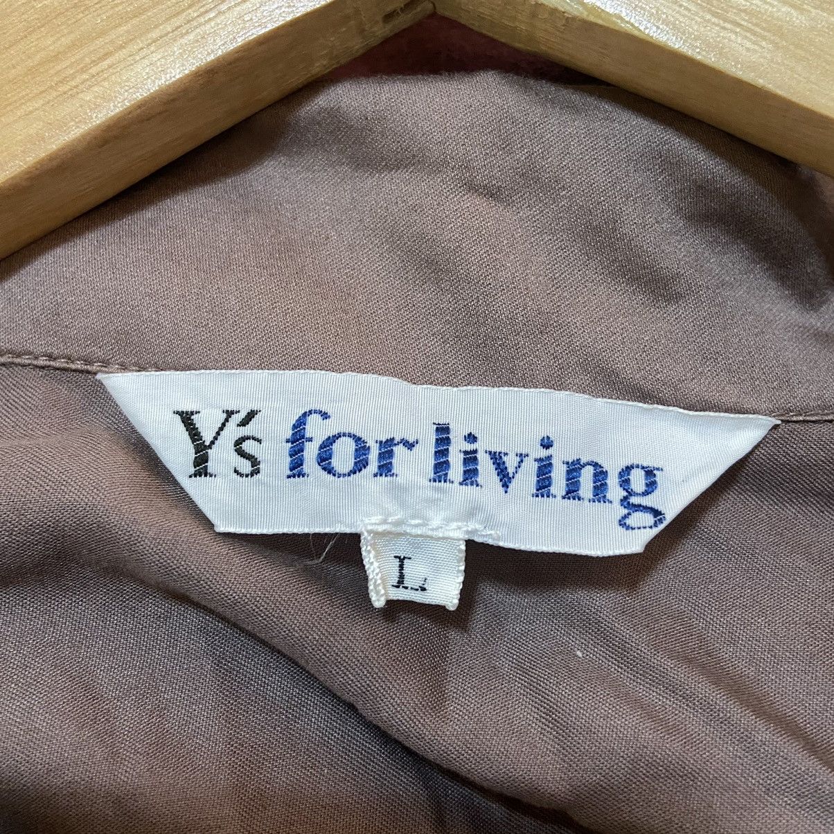 Yohji Yamamoto Y’s for living - Yohji Yamamoto Long Sleeve Shirt Size L / US 10 / IT 46 - 13 Thumbnail