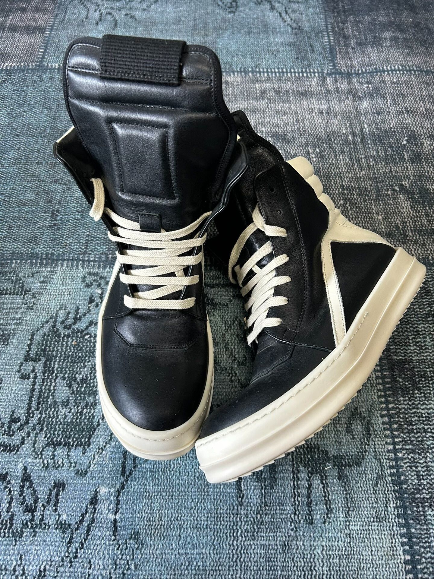Rick Owens rick owens stylish high-top sneakers size 38.5 Size US 7.5 / EU 40-41 - 1 Thumbnail