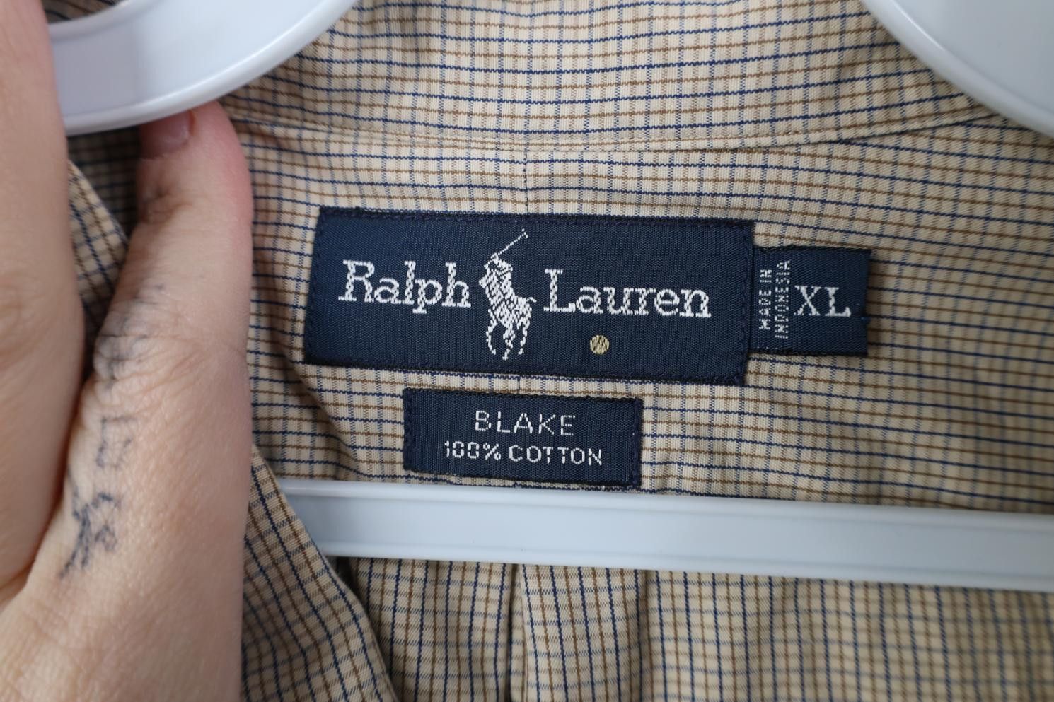 Polo Ralph Lauren Vintage 90s Ralph Lauren Collared Button Down Shirt Plaid Size US XL / EU 56 / 4 - 6 Thumbnail