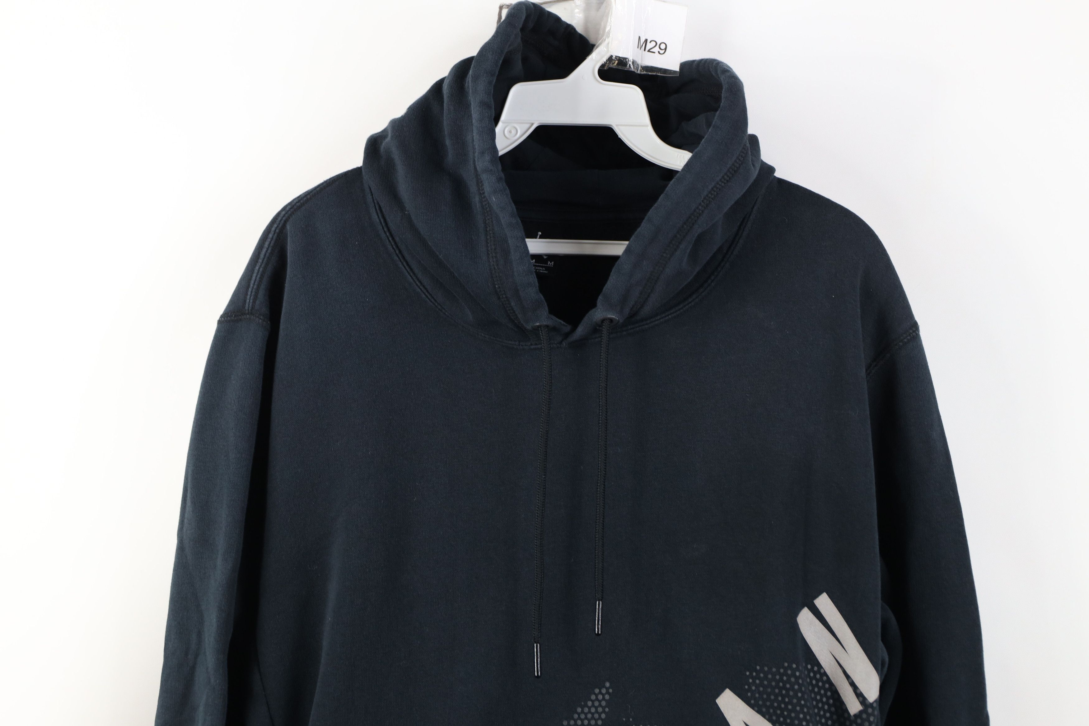 Nike Vintage Y2K Nike Air Jordan Spell Hoodie Sweatshirt Black Size US M / EU 48-50 / 2 - 2 Thumbnail