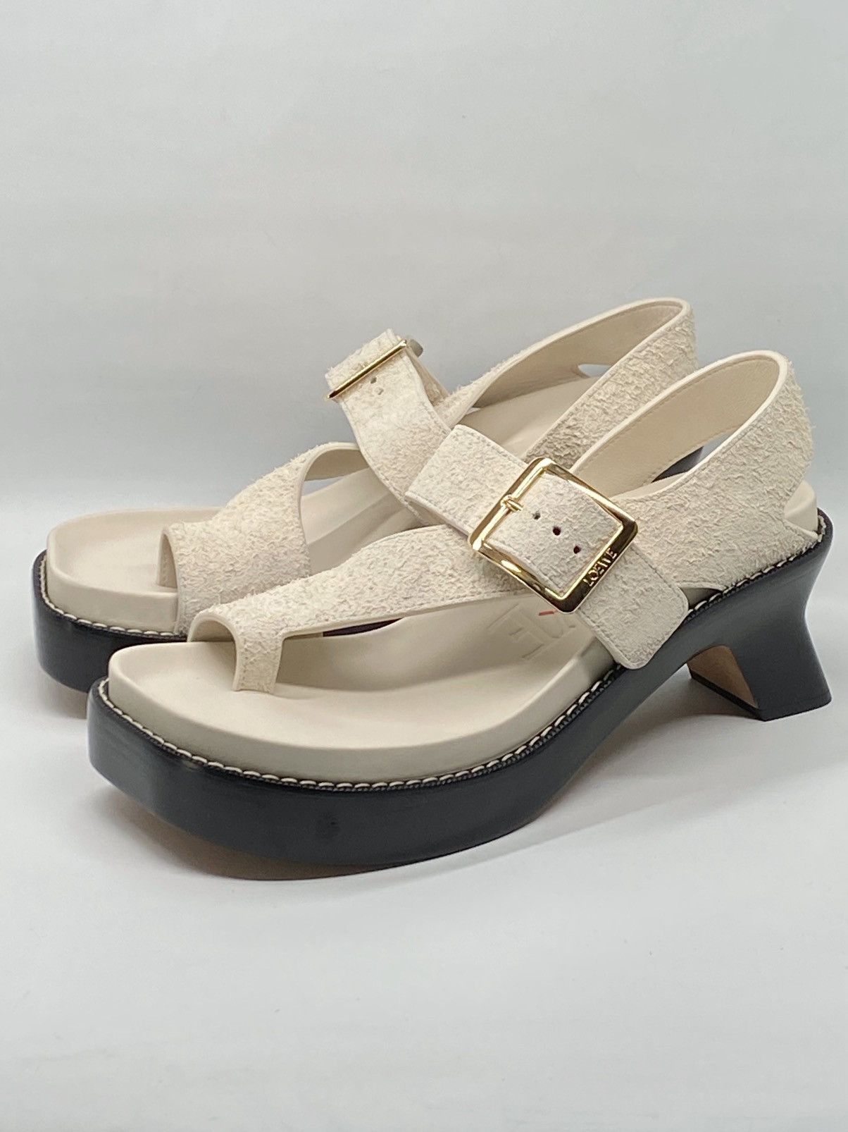 Loewe Loewe Ease heel suede sandal size 41 Size US 11 / IT 41 - 4 Thumbnail