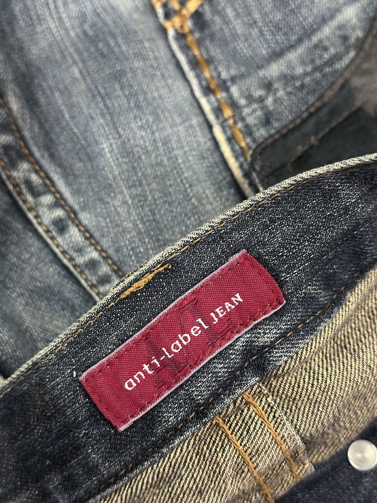 Kapital Anti Label Studded pocket Mudwash Size US 31 - 5 Thumbnail