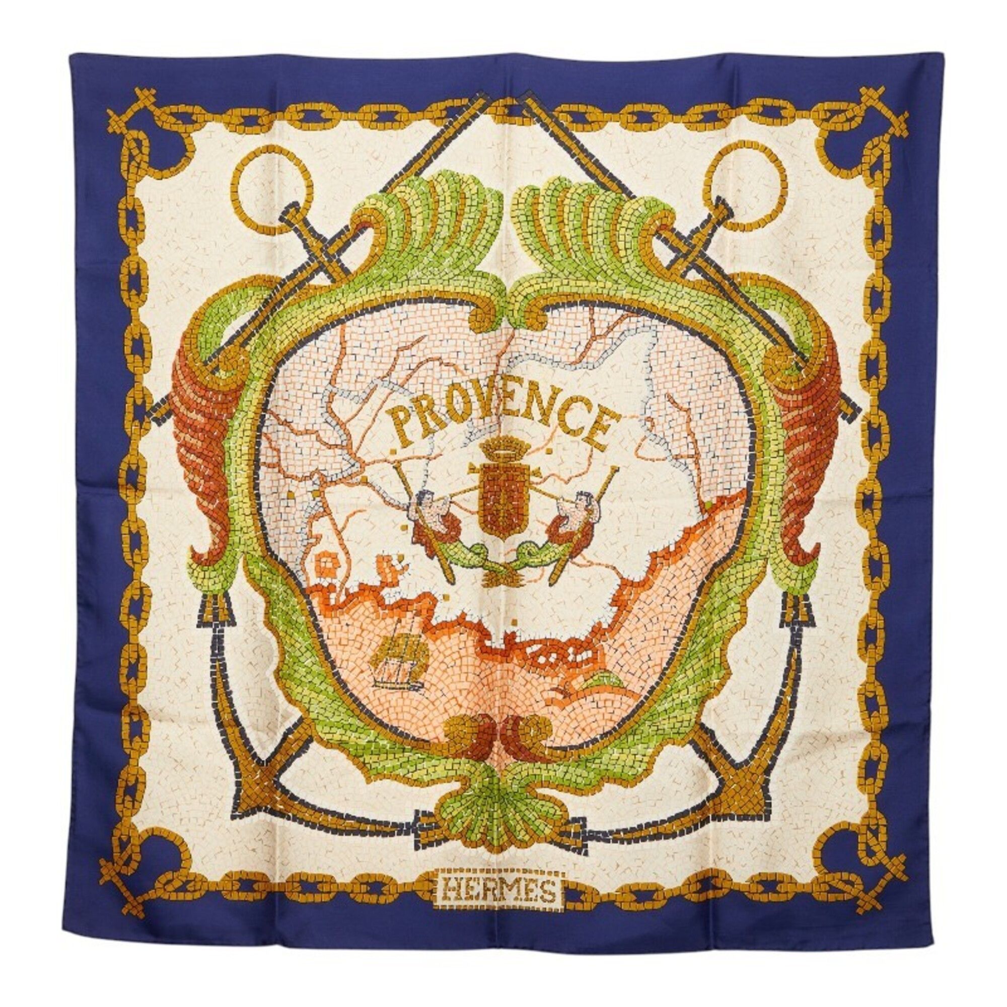 Hermes Hermes Carre 90 Provence Scarf/Muffler, Multicolor Silk, Women's Size ONE SIZE - 1 Thumbnail
