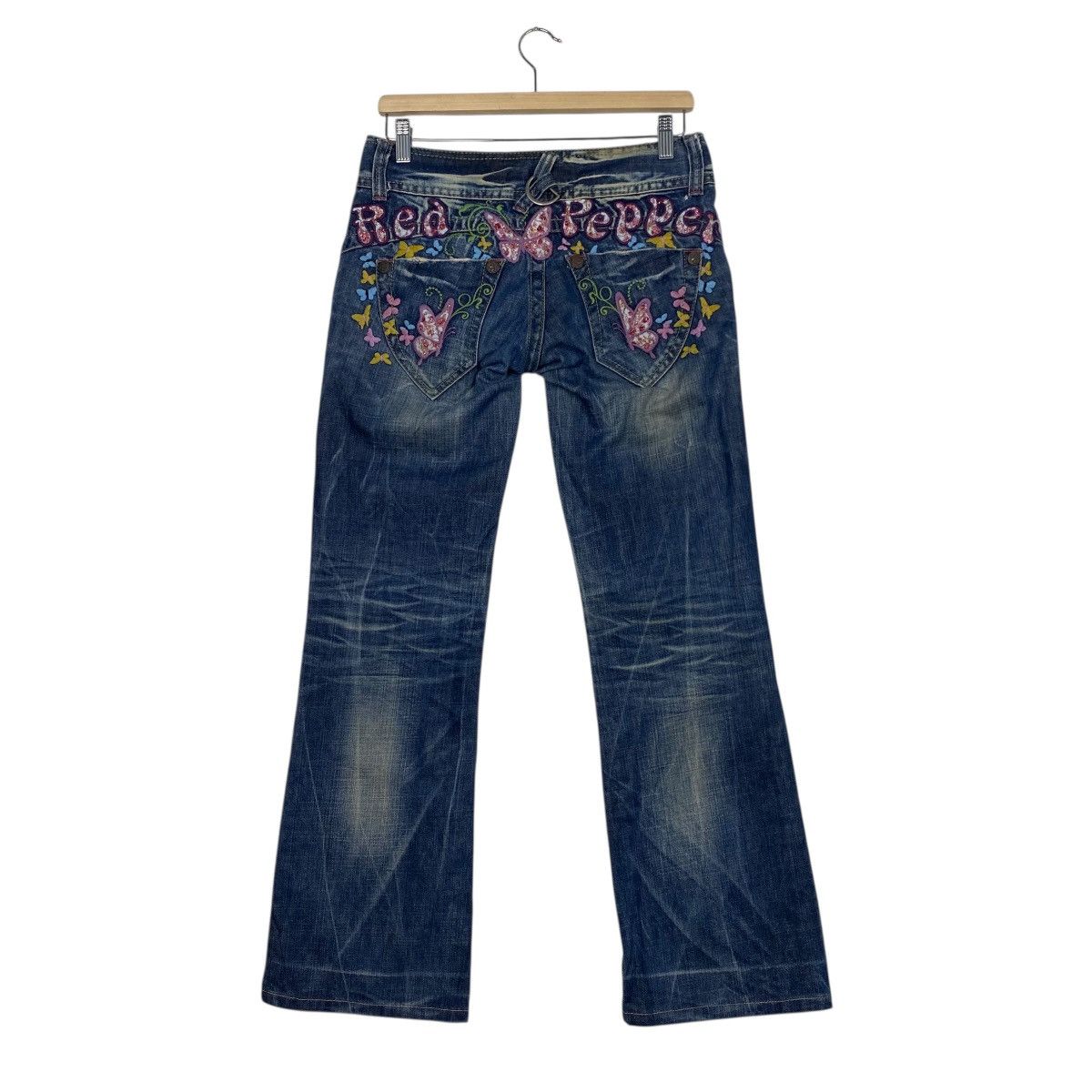 Japanese Brand Red Pepper flare denim japan Size 26" / US 2 / IT 38 - 7 Thumbnail