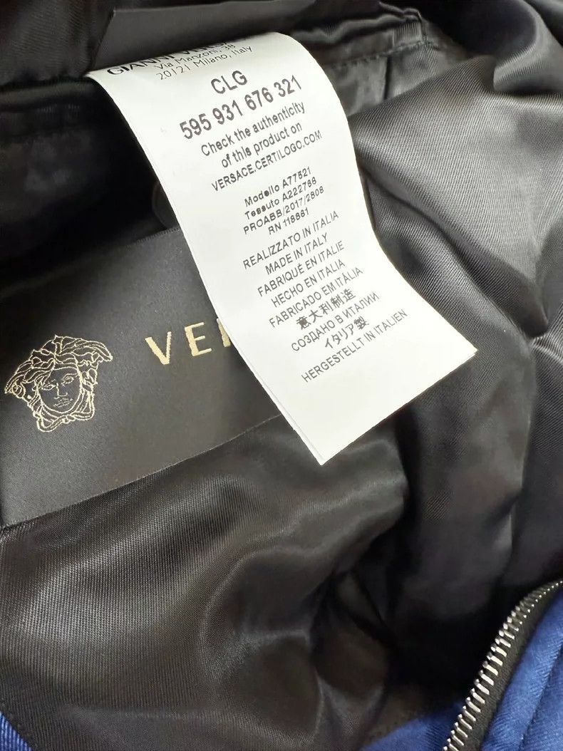 Versace Versace Mulberry silk cotton jacket Size US S / EU 44-46 / 1 - 6 Thumbnail