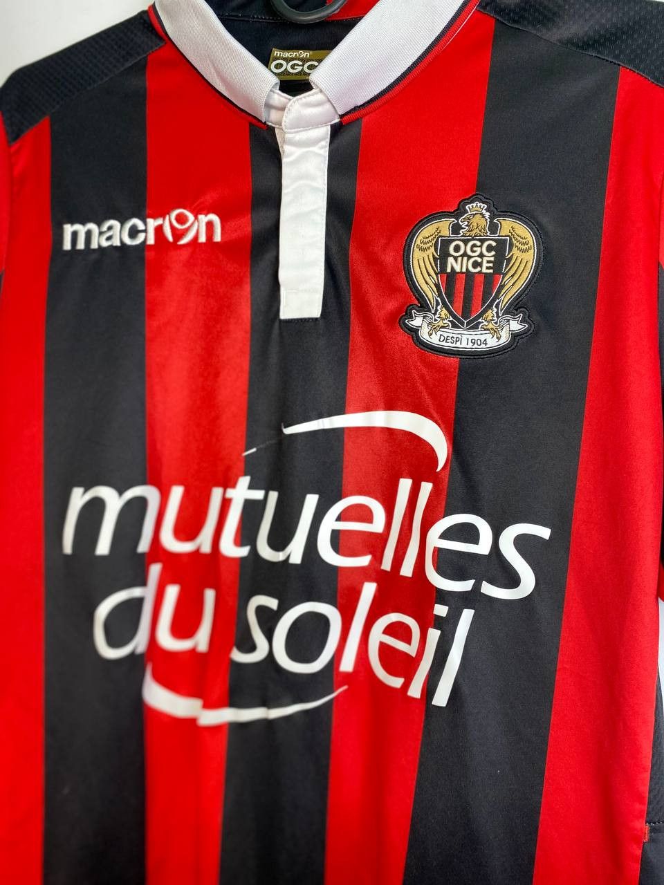 Macron OGC NICE 16 17 CYPRIEN SHIRT FOOTBALL SOCCER MACRON MENS Size US M / EU 48-50 / 2 - 2 Thumbnail