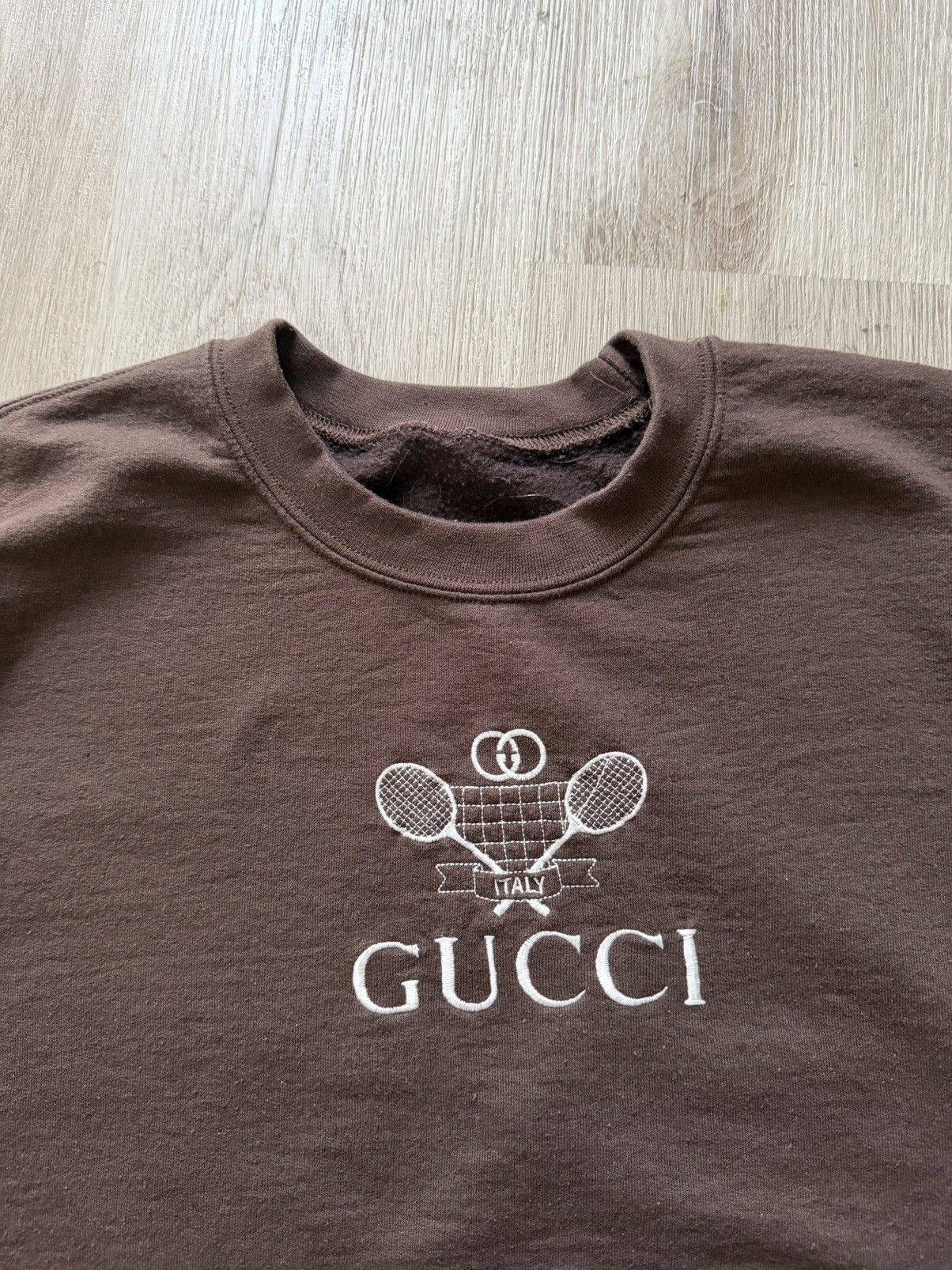 Vintage Bootleg Gucci Sweatshirt Size US L / EU 52-54 / 3 - 2 Thumbnail
