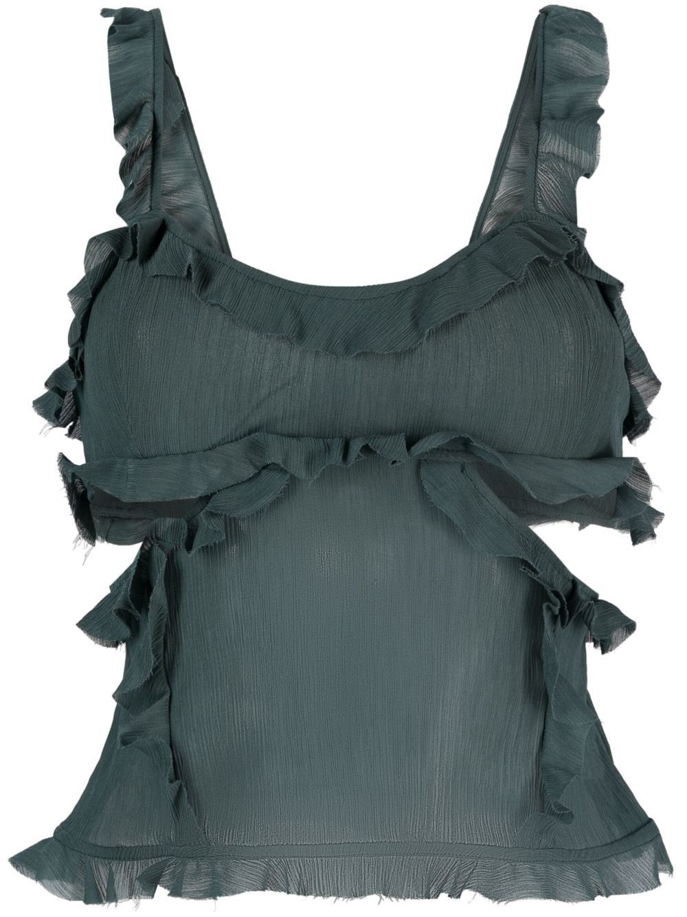 Acne Studios $480 Acne Studios Ruffled Blouse Size S / US 4 / IT 40 - 1 Thumbnail
