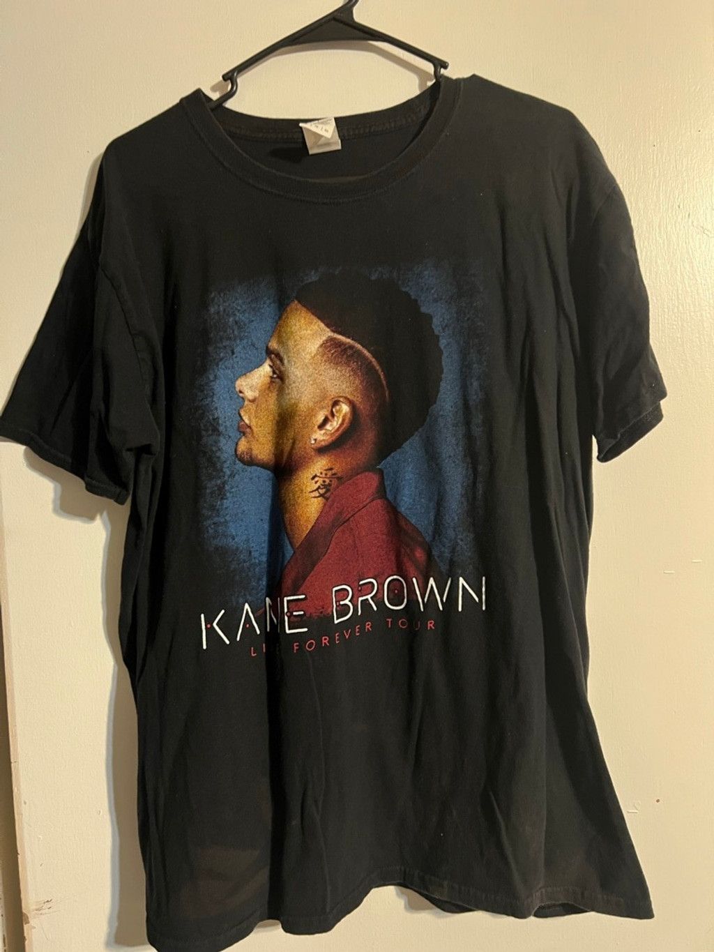 Gildan Men's Gildan Black Kane Brown Live Forever Tour Tee XL Size US XL / EU 56 / 4 - 1 Thumbnail